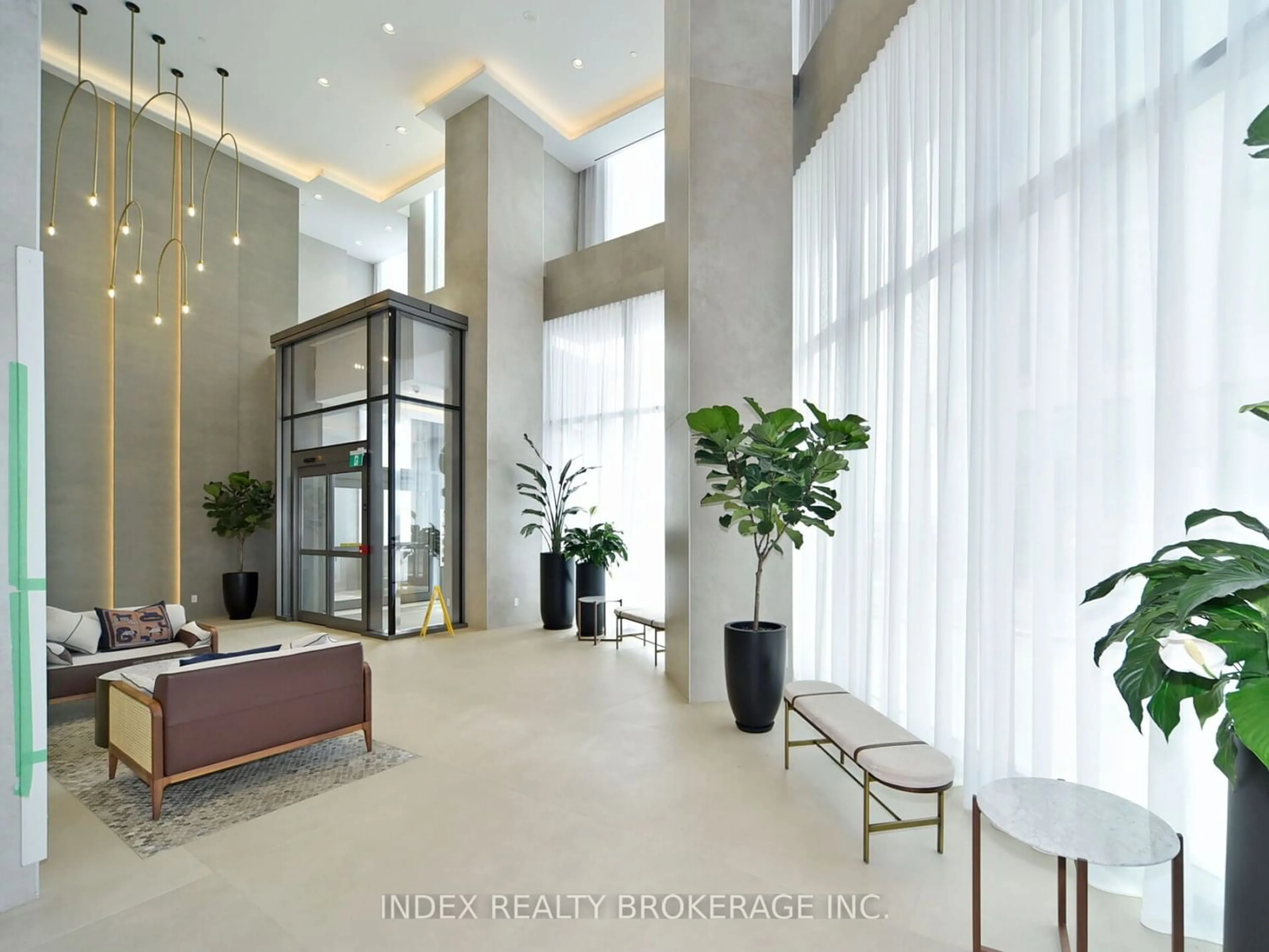 Indoor lobby for 1000 Portage Pkwy #305, Vaughan Ontario L4K 0L1