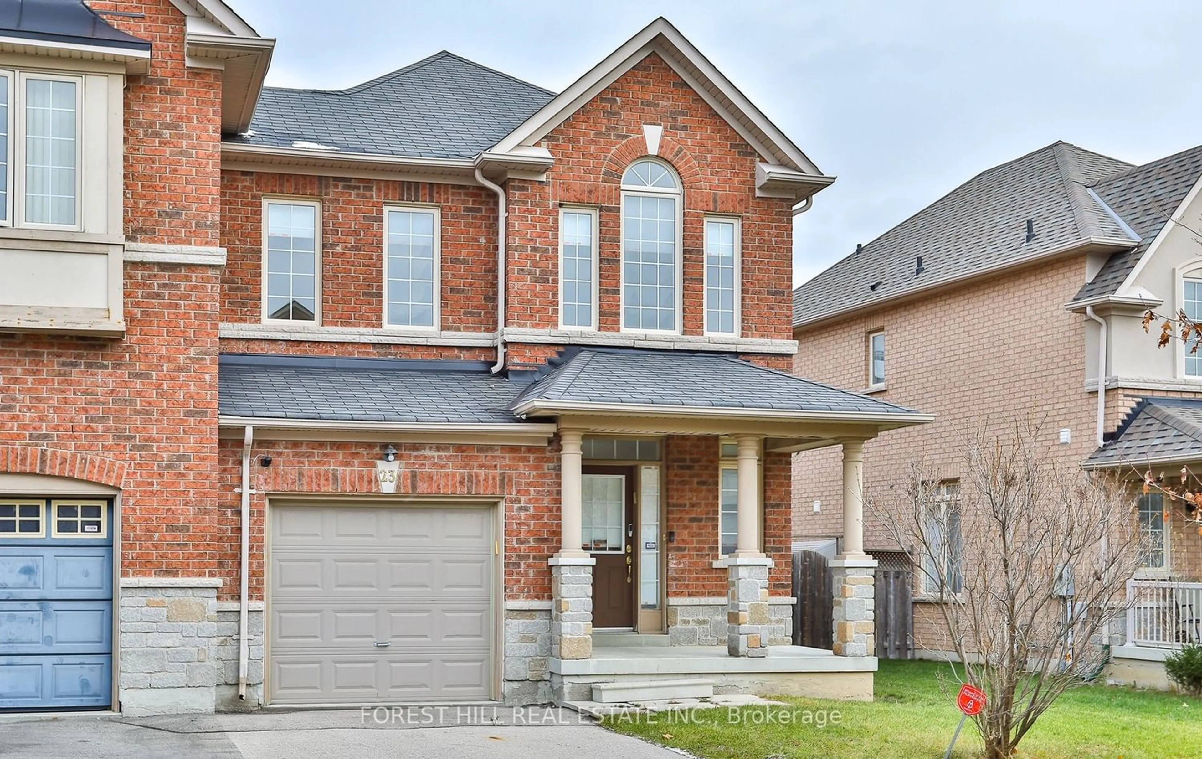 Home with brick exterior material for 23 Zola Gate, Vaughan Ontario L4J 9A7