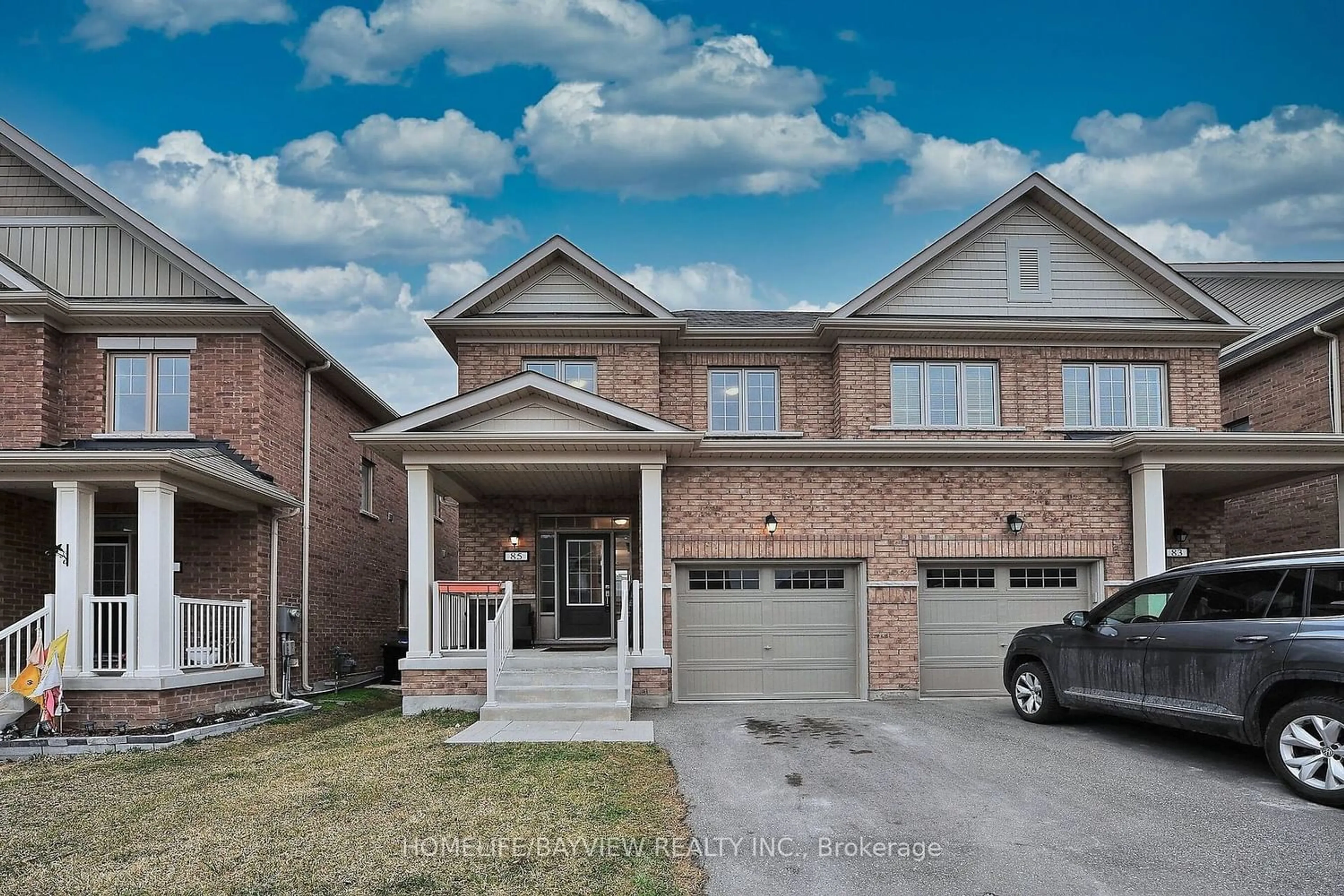 Home with brick exterior material for 85 Casserley Cres, New Tecumseth Ontario L0G 1W0