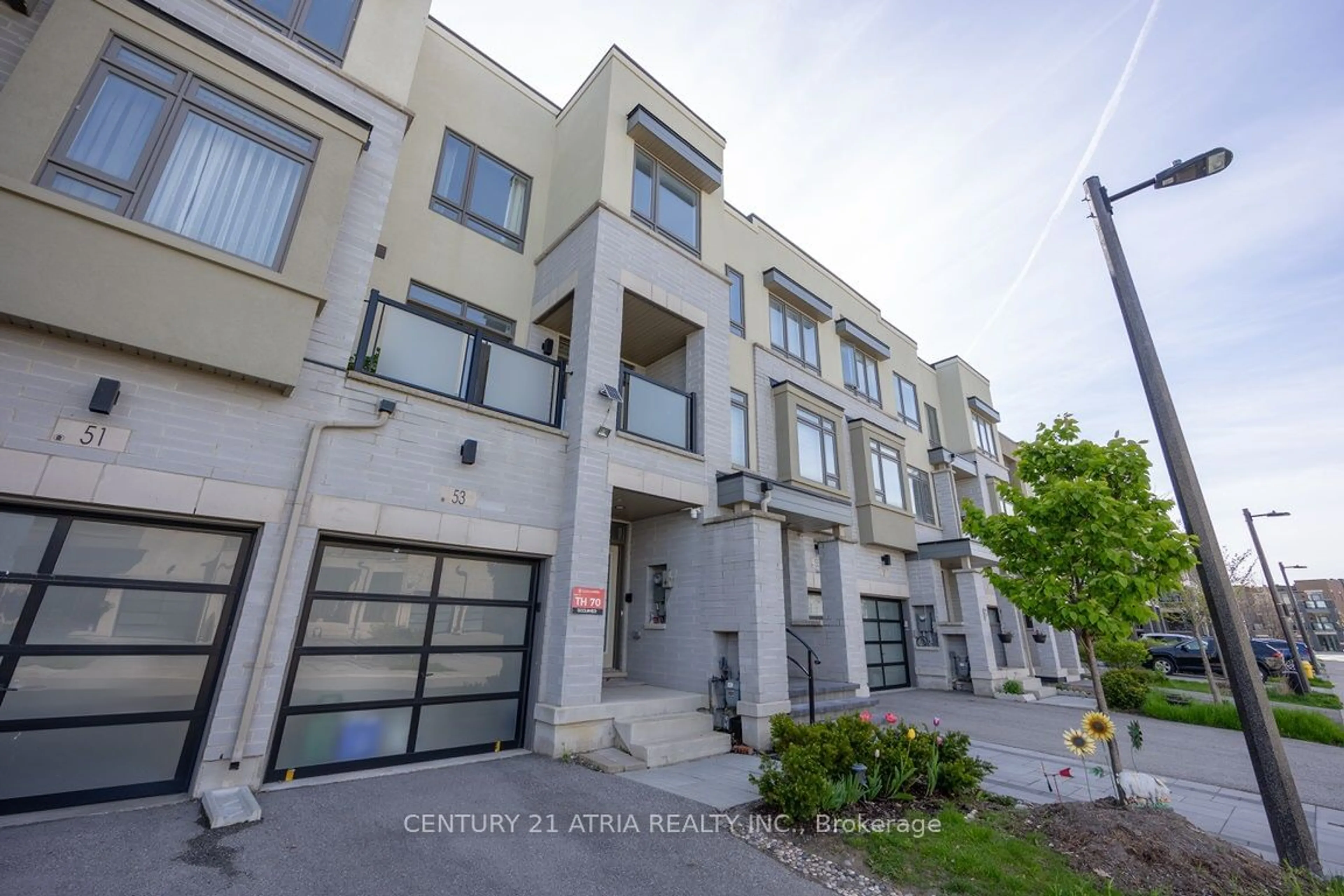A pic from exterior of the house or condo for 53 Harold Lawrie Lane, Markham Ontario L3T 0G1