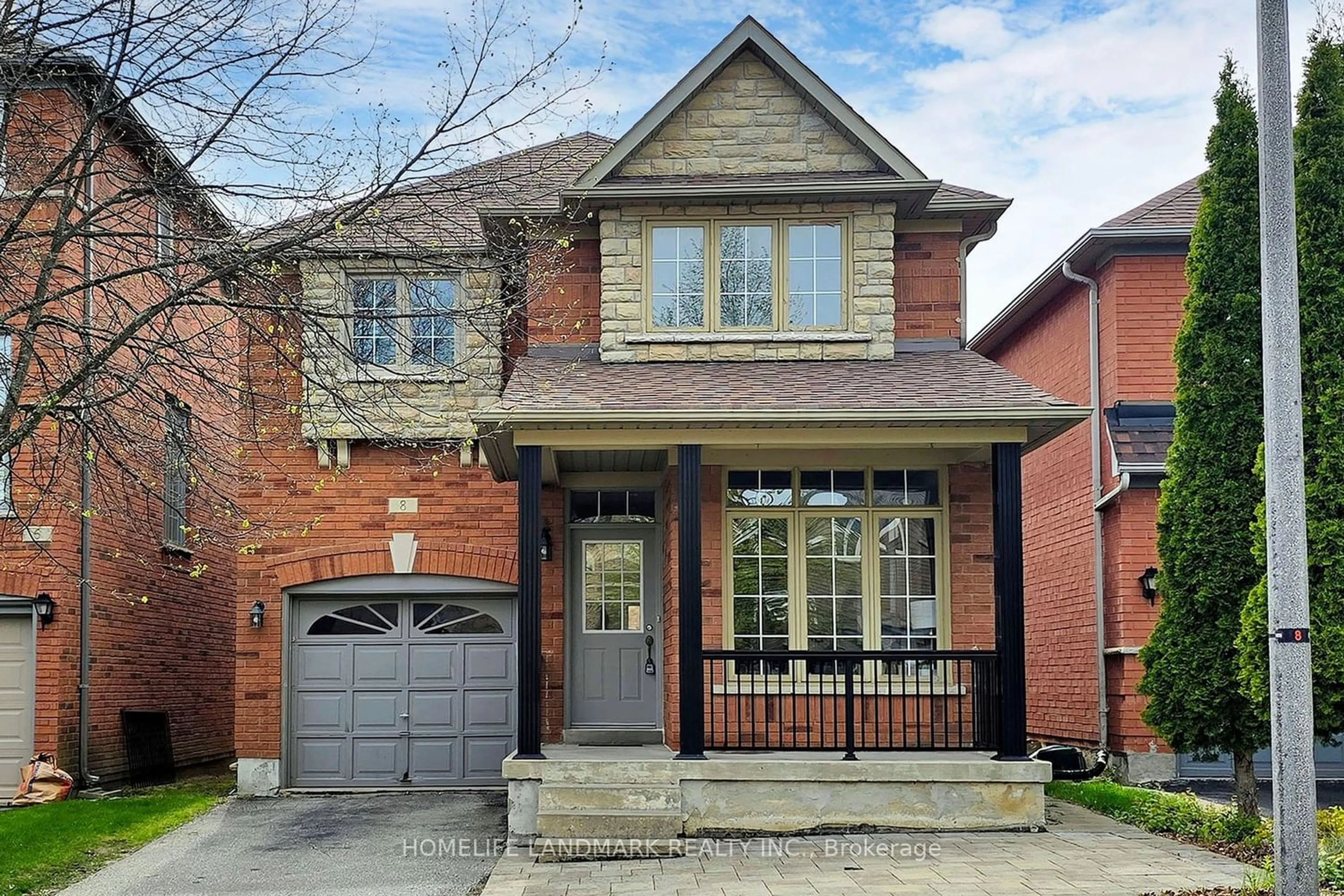 Home with brick exterior material for 8 Fairlawn Ave, Markham Ontario L6C 2E7