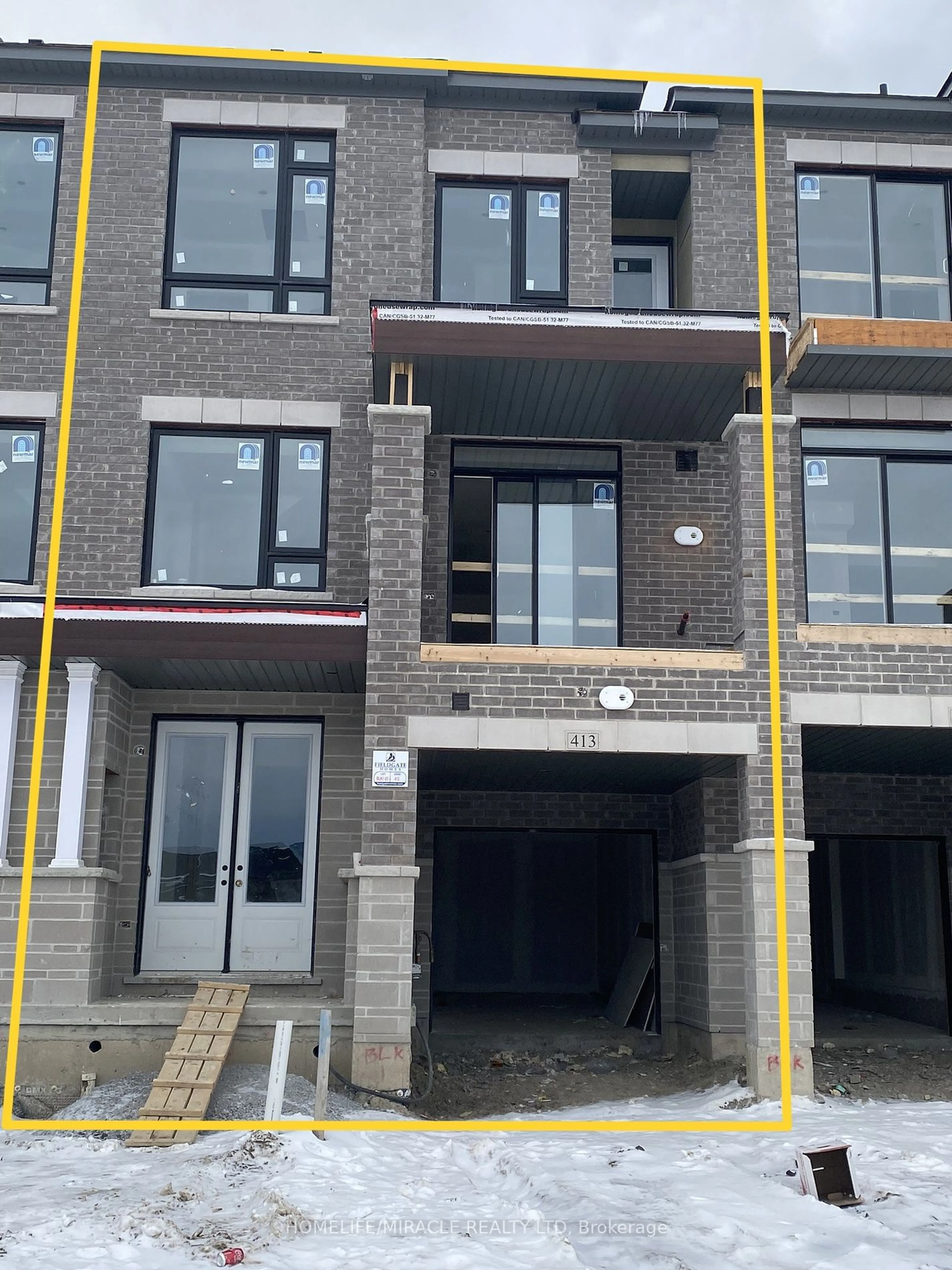 A pic from exterior of the house or condo for 413 Tenant Circ, Vaughan Ontario L4H 0W2