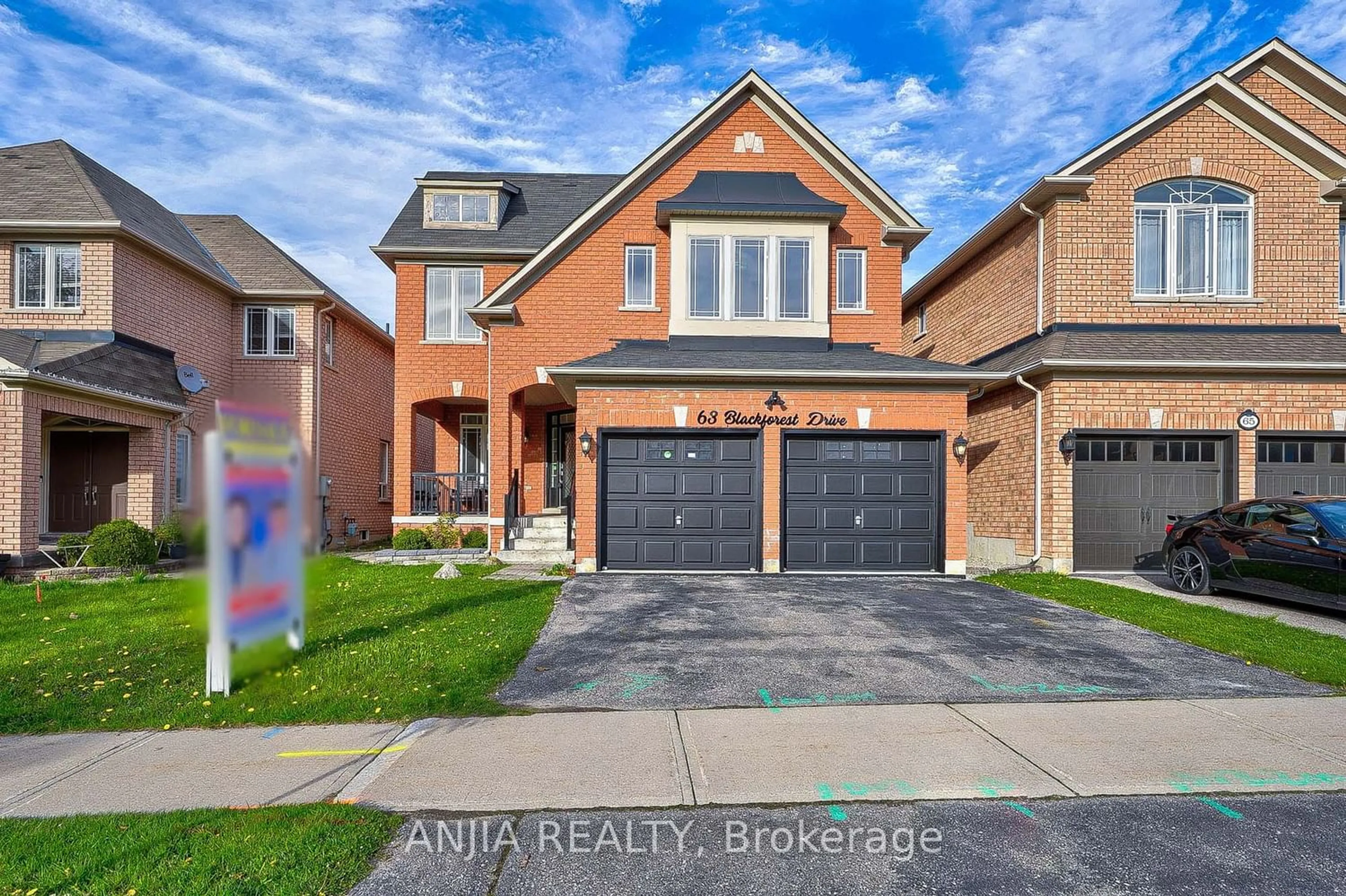 Home with brick exterior material for 63 Blackforest Dr, Richmond Hill Ontario L4E 4R5
