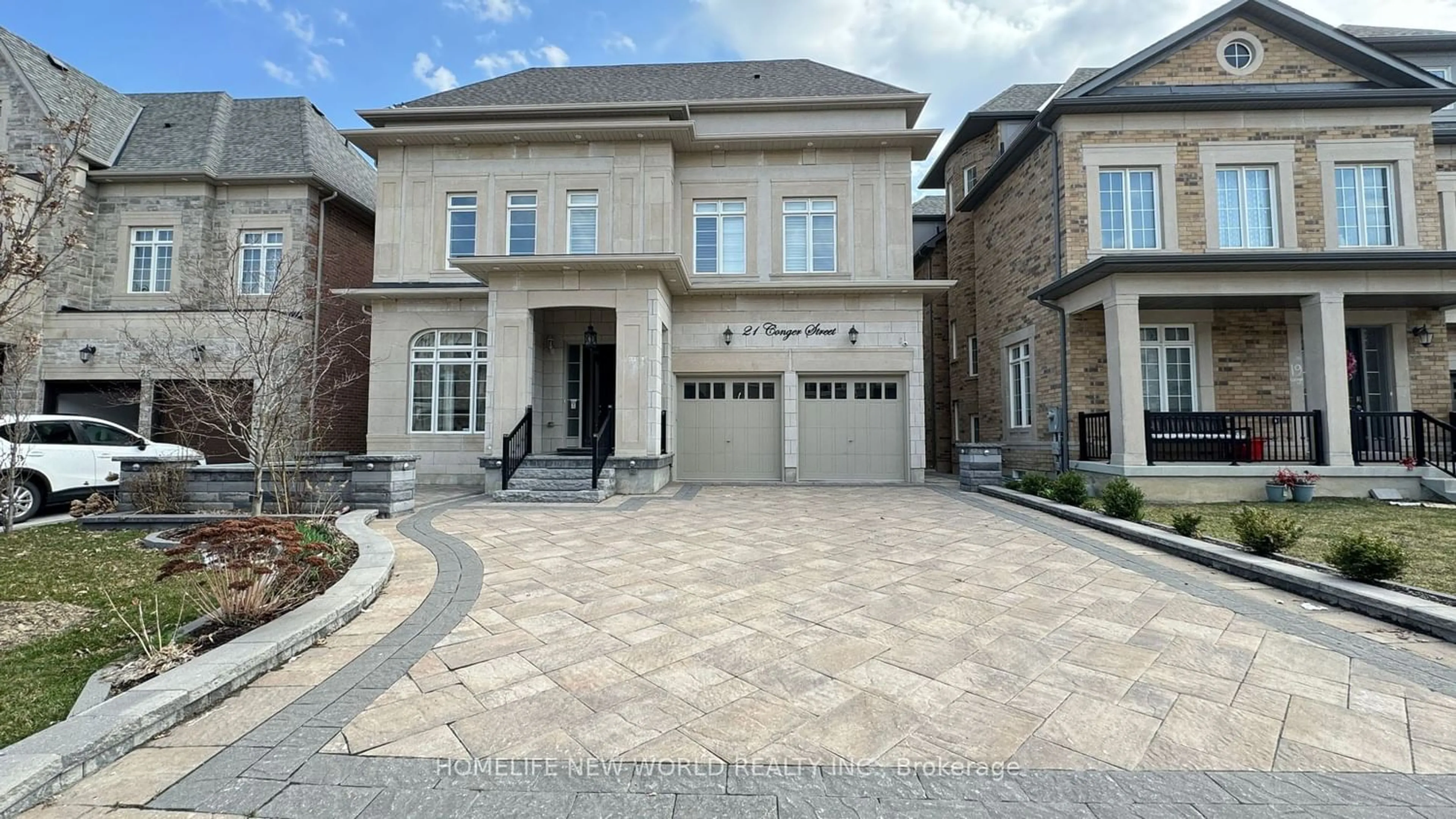 Home with brick exterior material for 21 Conger St, Vaughan Ontario L6A 4Y7