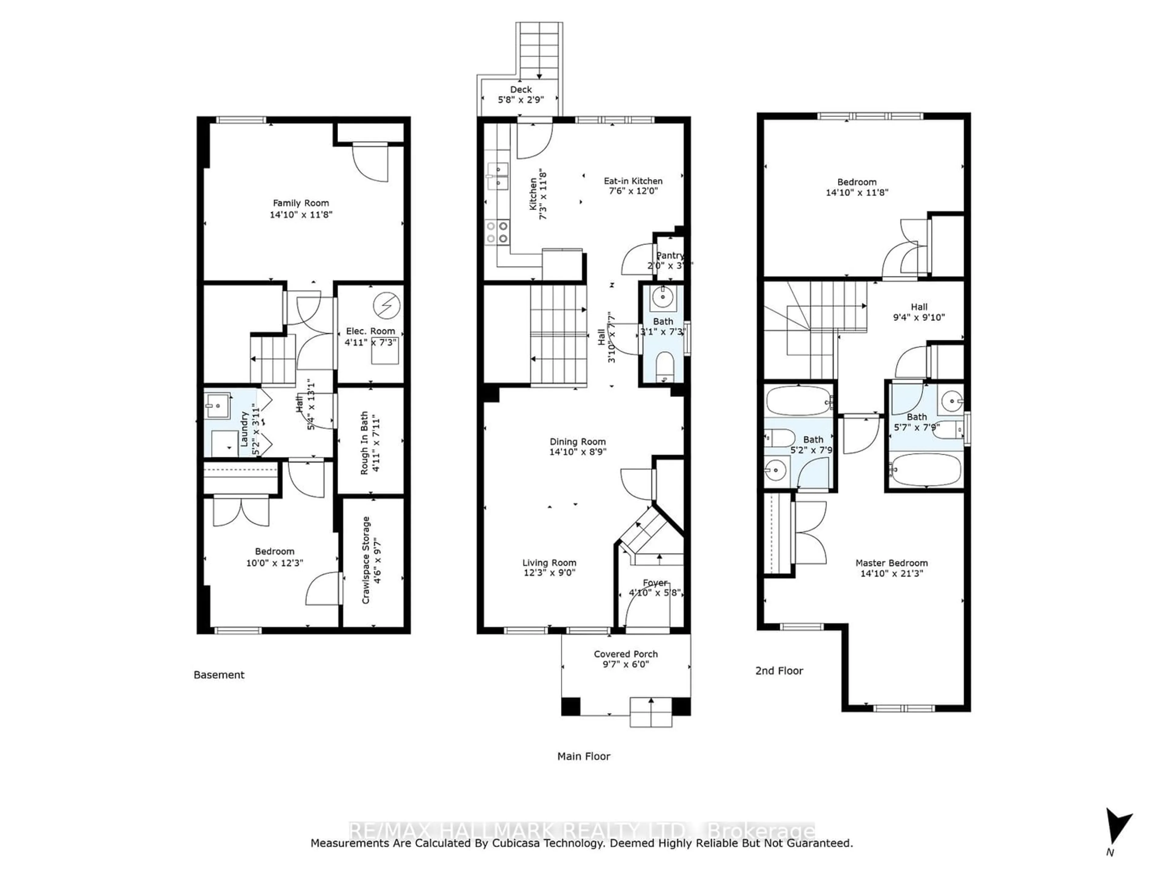 Floor plan for 467 White's Hill Ave, Markham Ontario L6B 0J7