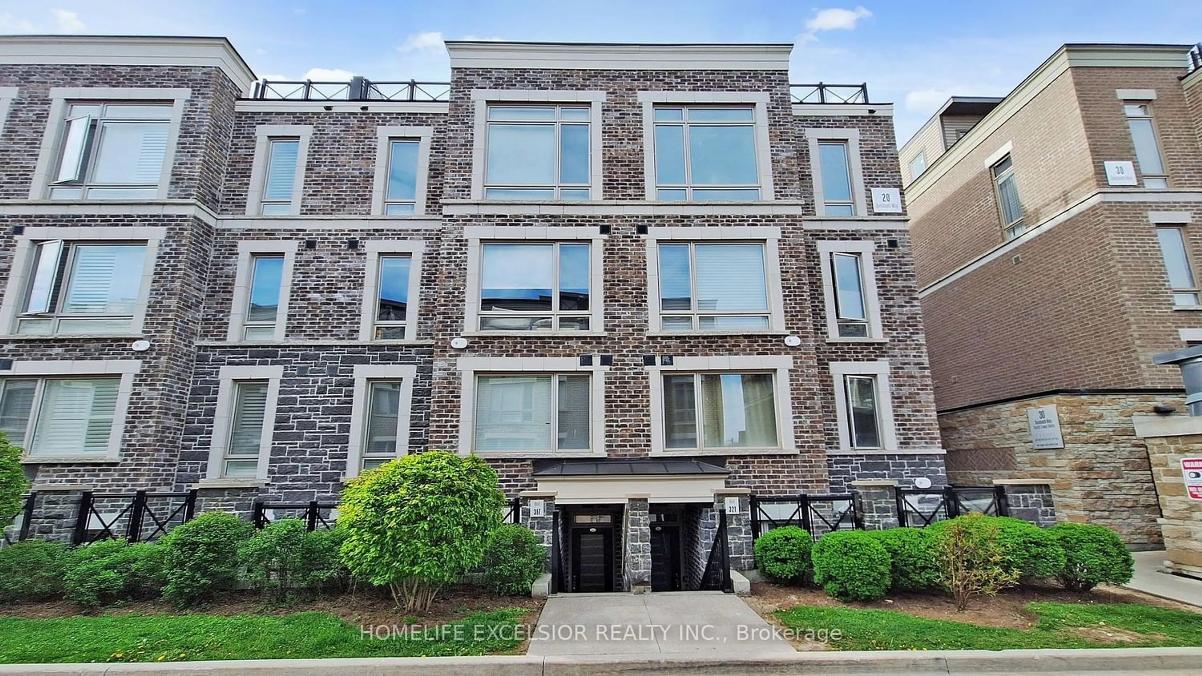 A pic from exterior of the house or condo for 20 Dunsheath Way #317, Markham Ontario L6B 1N3