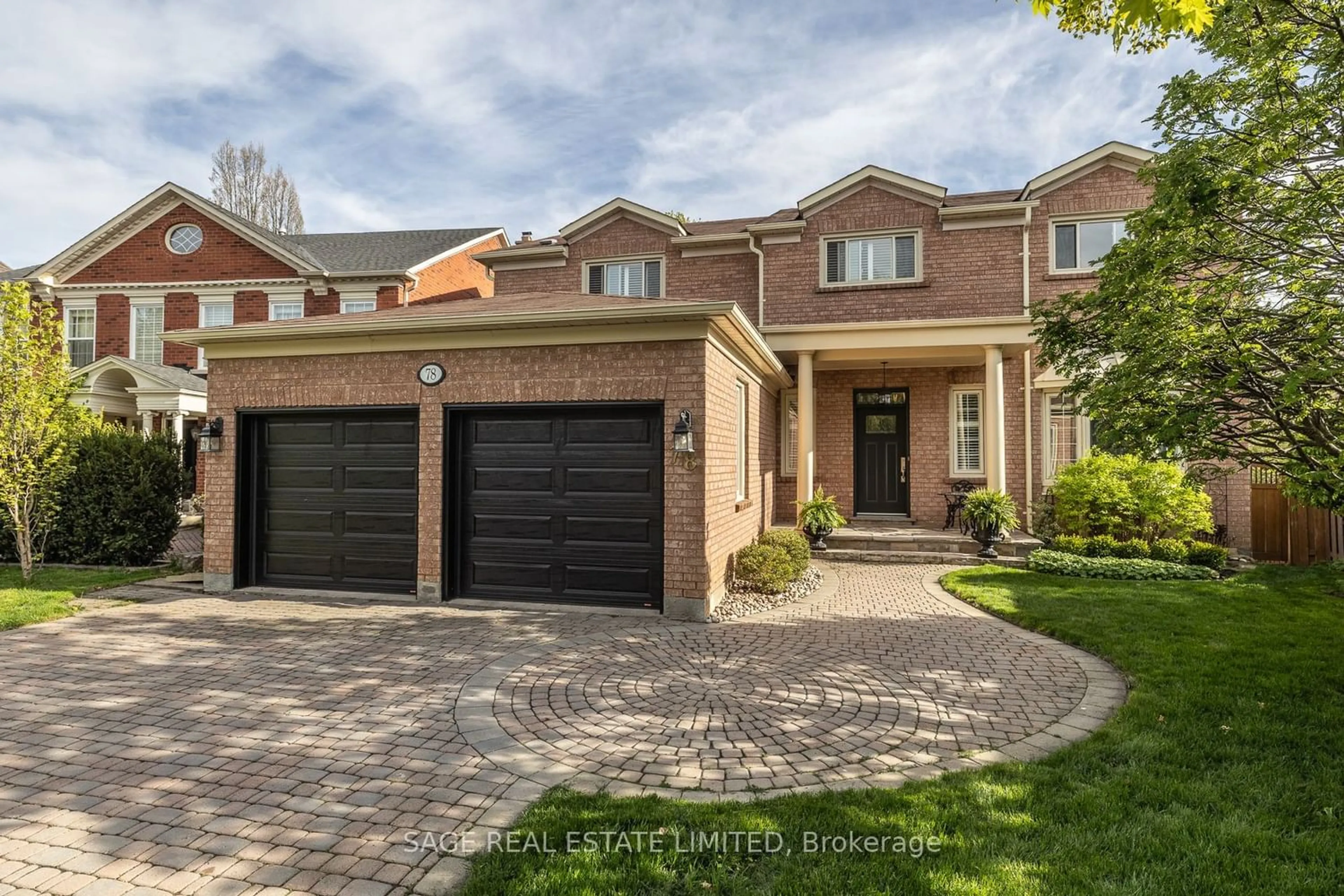 Home with brick exterior material for 78 Gatcombe Circ, Richmond Hill Ontario L4C 9P4