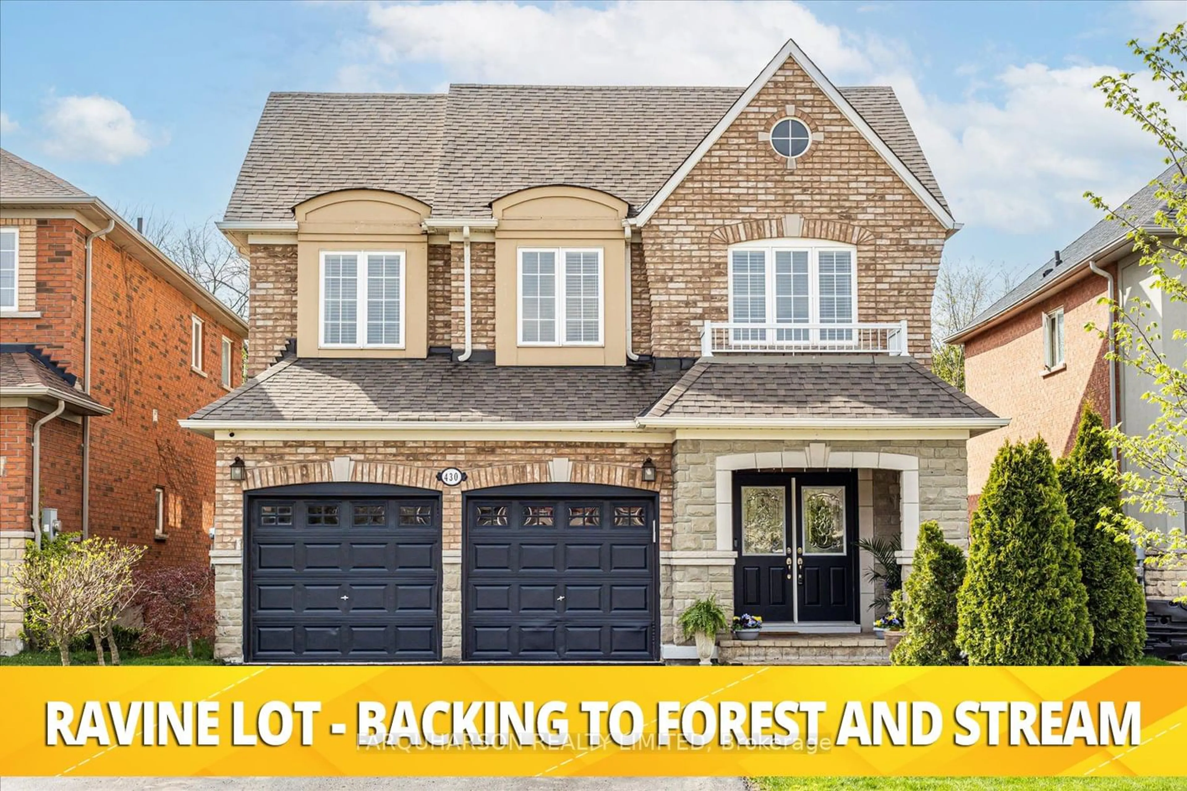 Home with brick exterior material for 430 Hoover Park Dr, Whitchurch-Stouffville Ontario L4A 1P4