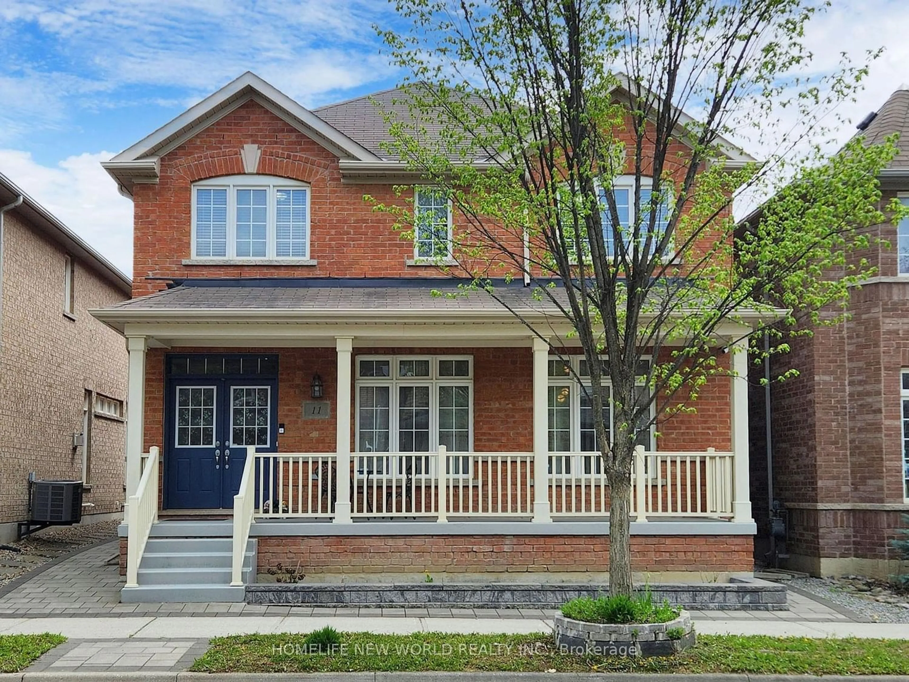 Home with brick exterior material for 11 Honey Glen Ave, Markham Ontario L6B 0V1