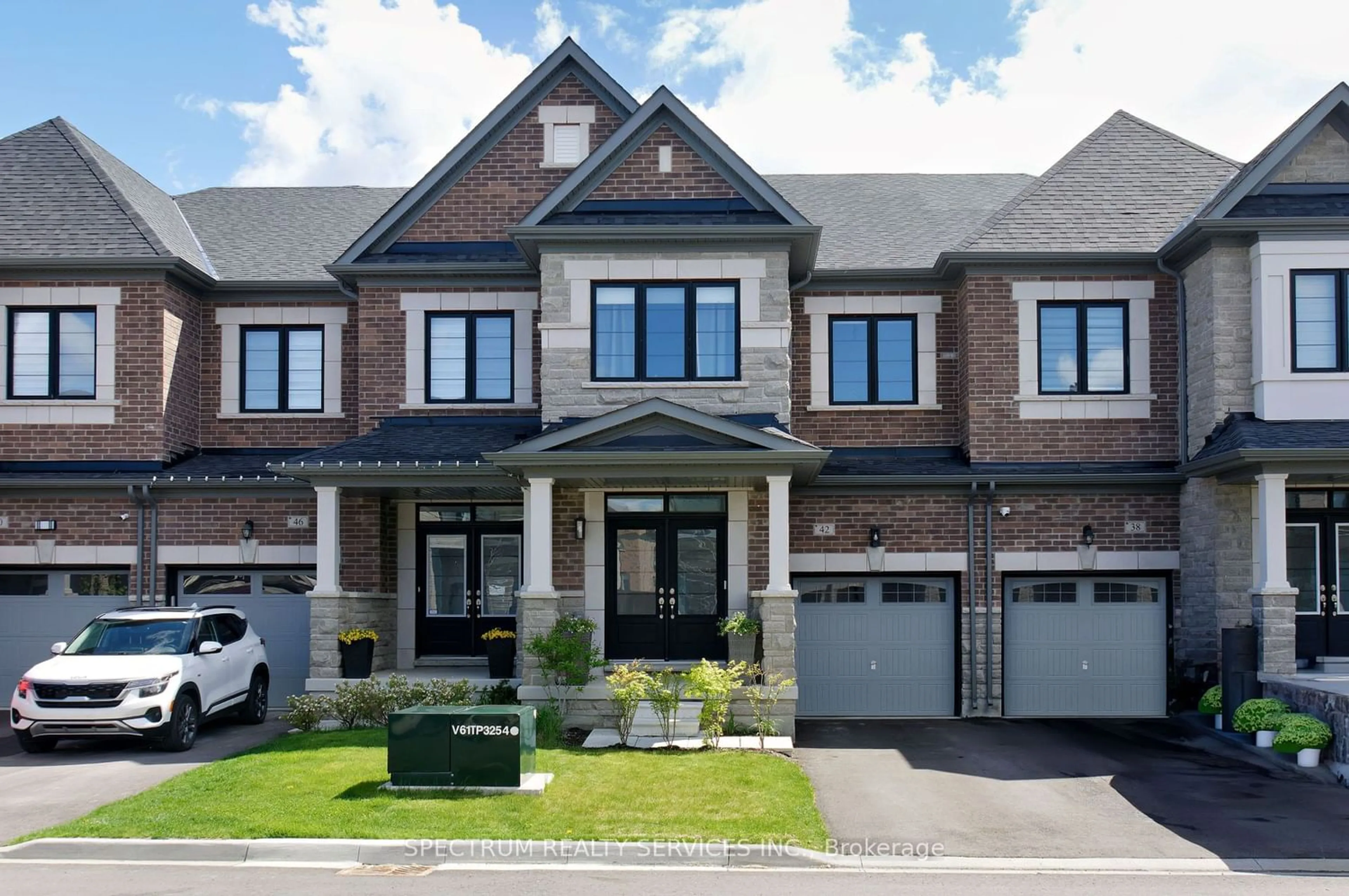 Home with brick exterior material for 42 Ghent Dr, Vaughan Ontario L4H 4T8