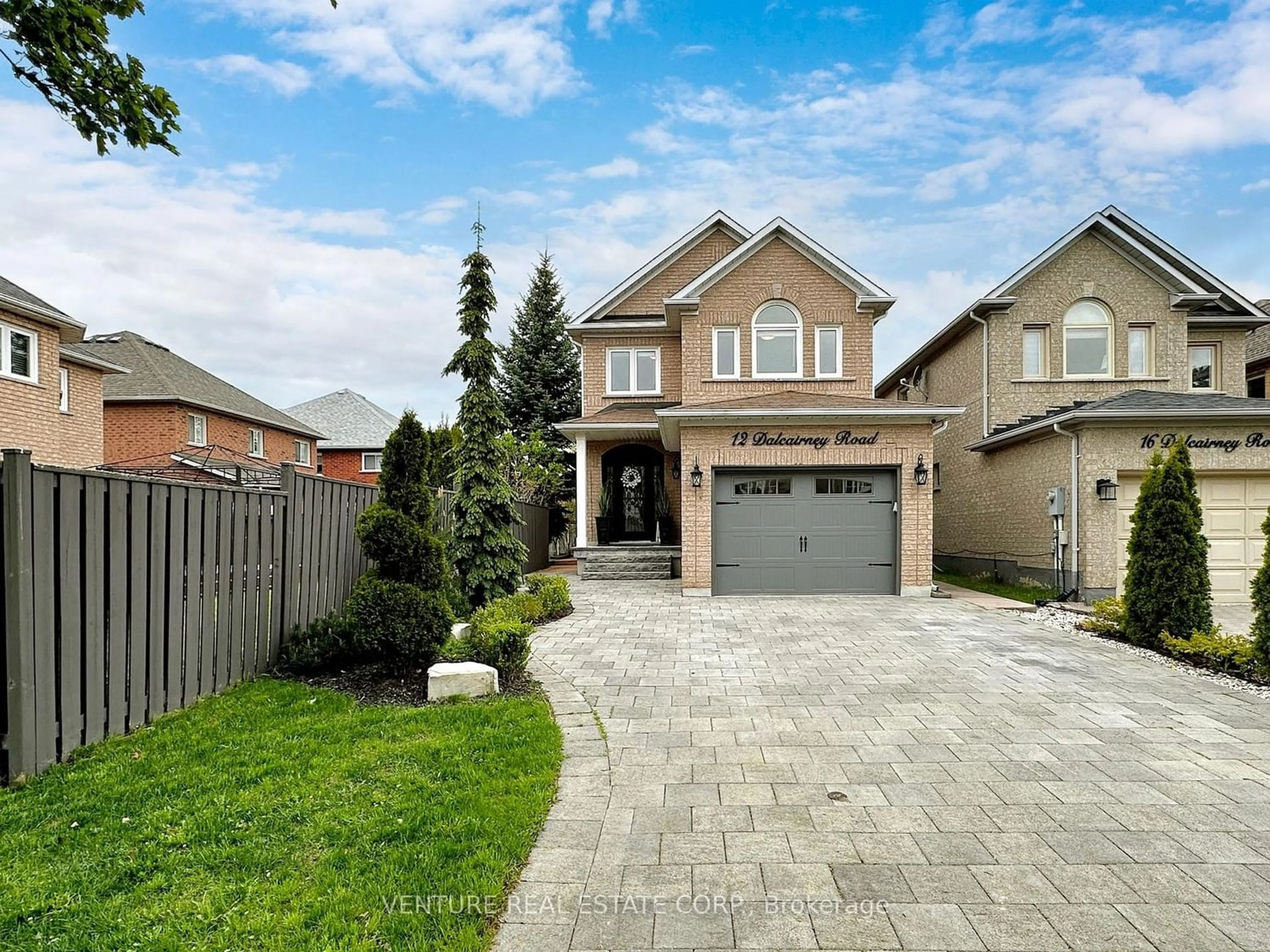 Home with brick exterior material for 12 Dalcairney Rd, Vaughan Ontario L6A 2J4