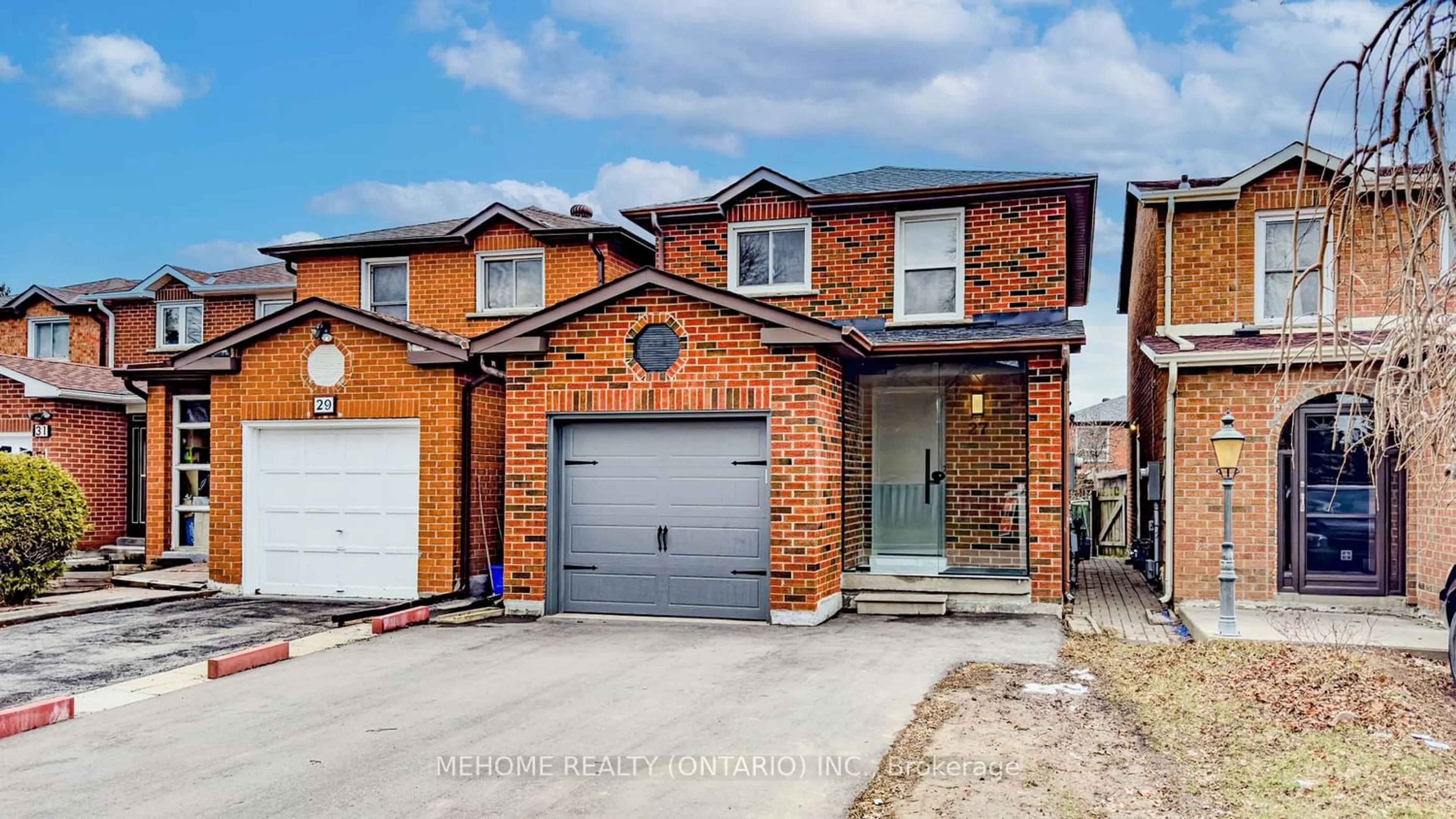 Home with brick exterior material for 27 Debden Rd, Markham Ontario L3R 6V7
