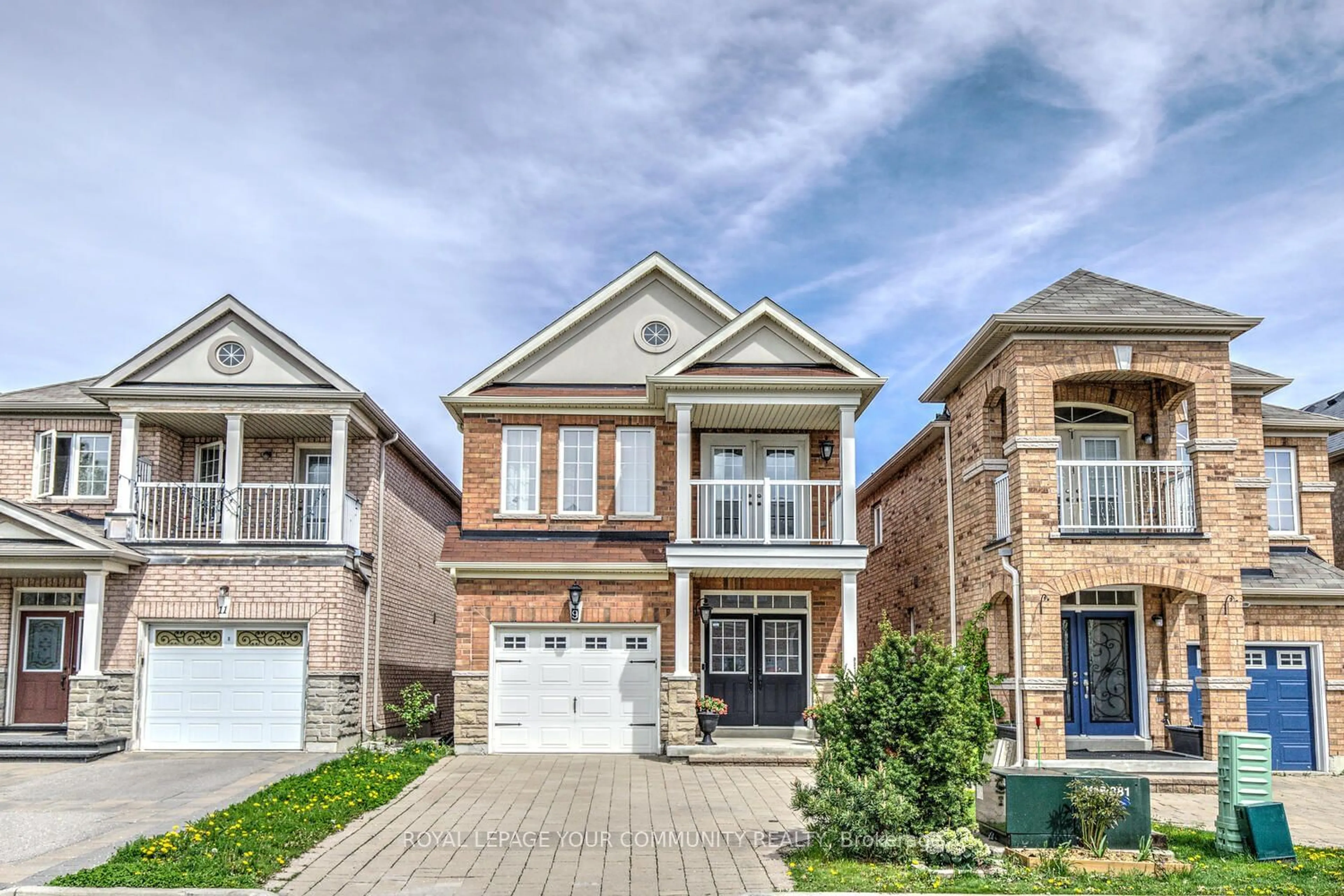 Home with brick exterior material for 9 Big Hill Cres, Vaughan Ontario L6A 4S1