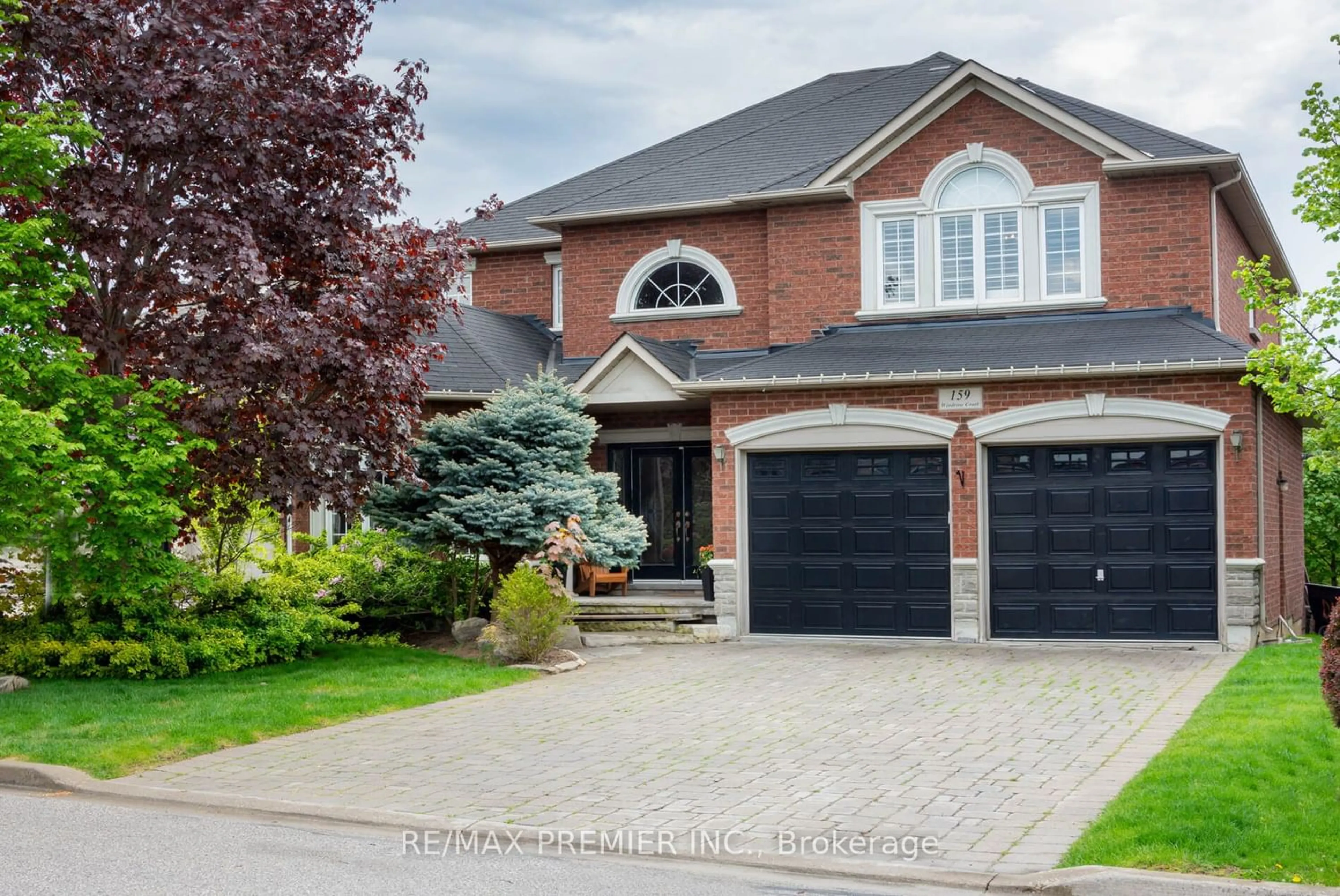Home with brick exterior material for 159 Windrose Crt, Vaughan Ontario L4L 9S8