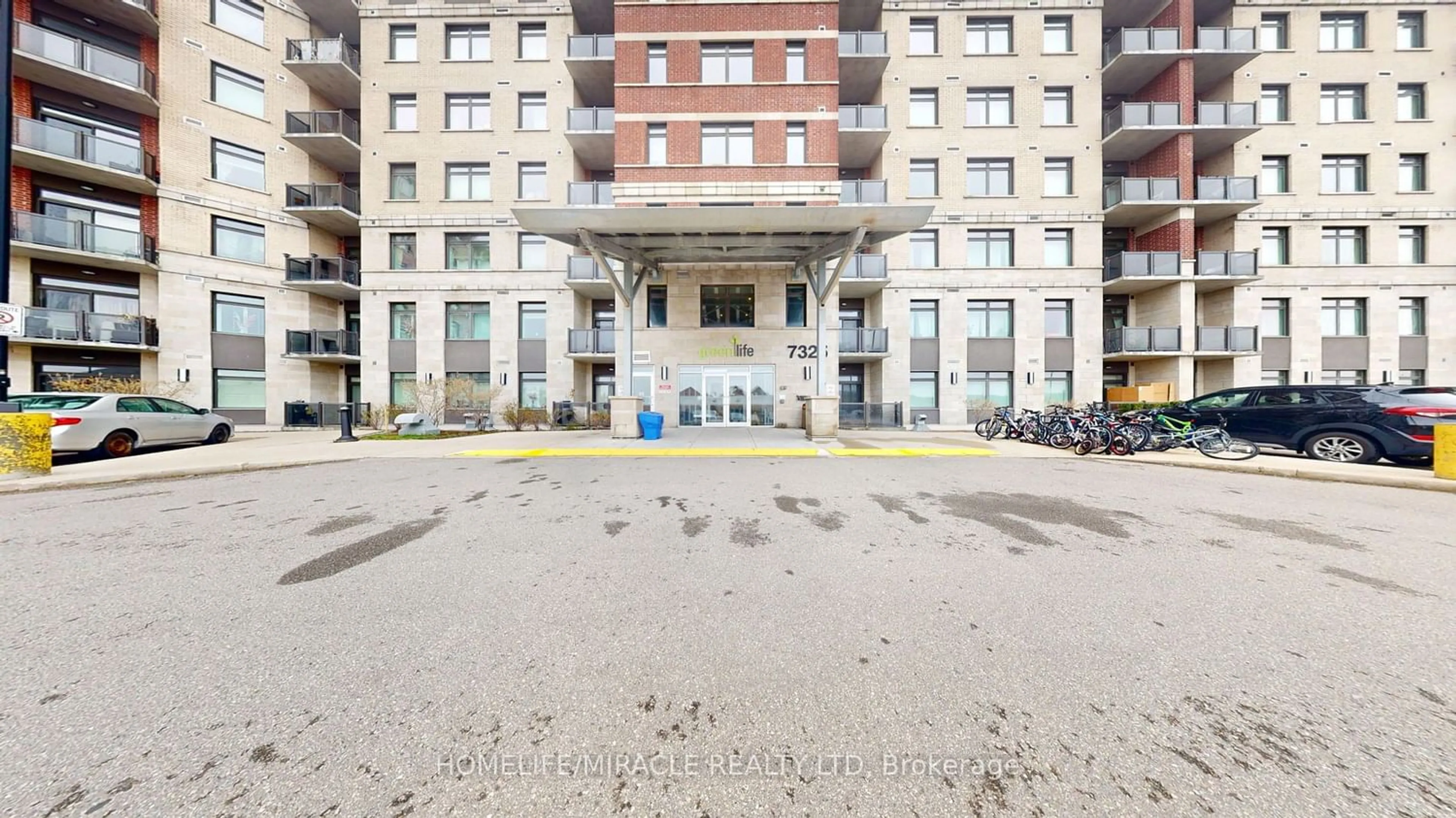 A pic from exterior of the house or condo for 7325 Markham Rd #403, Markham Ontario L3S 0C9