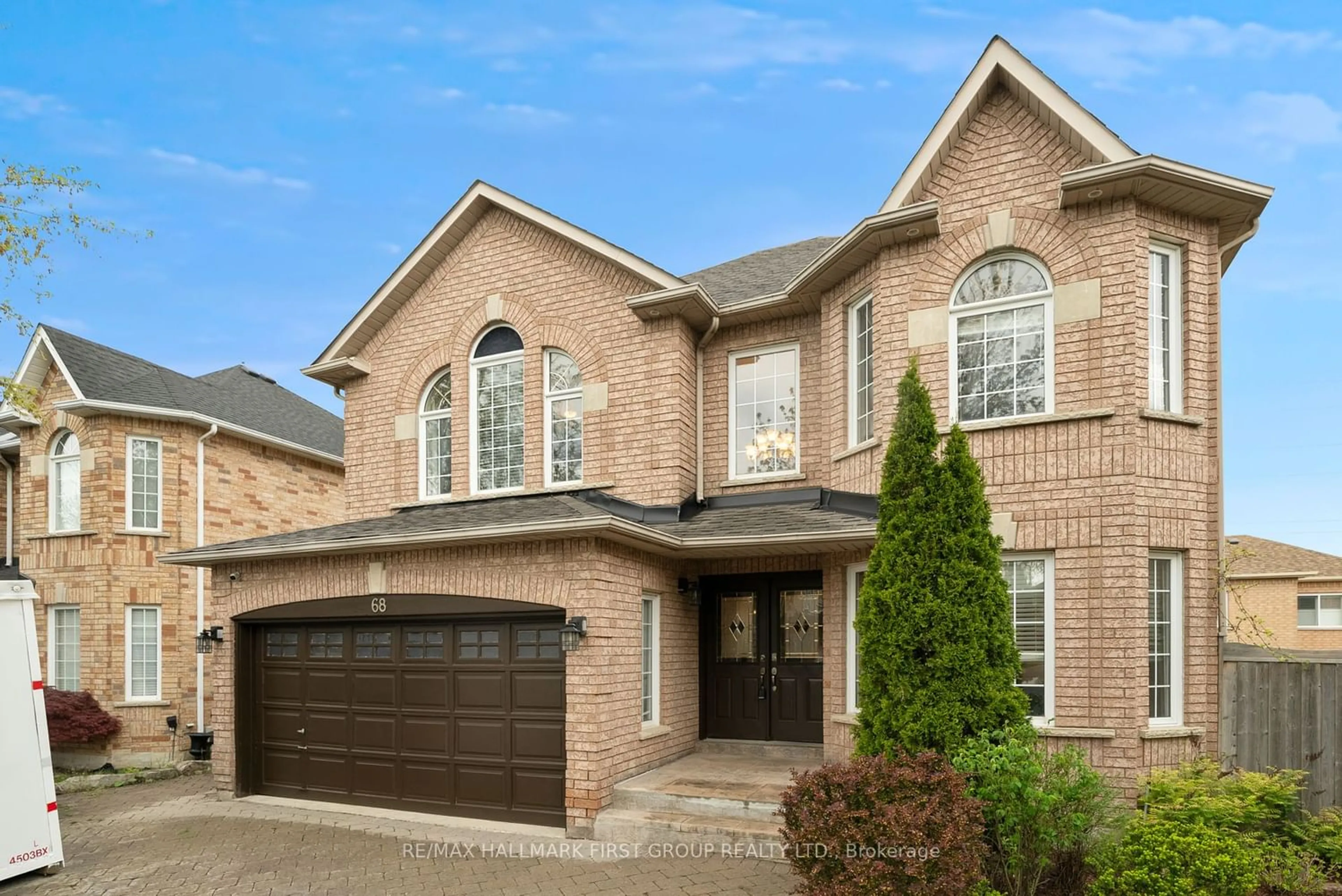 Home with brick exterior material for 68 Mendocino Dr, Vaughan Ontario L4H 1T6