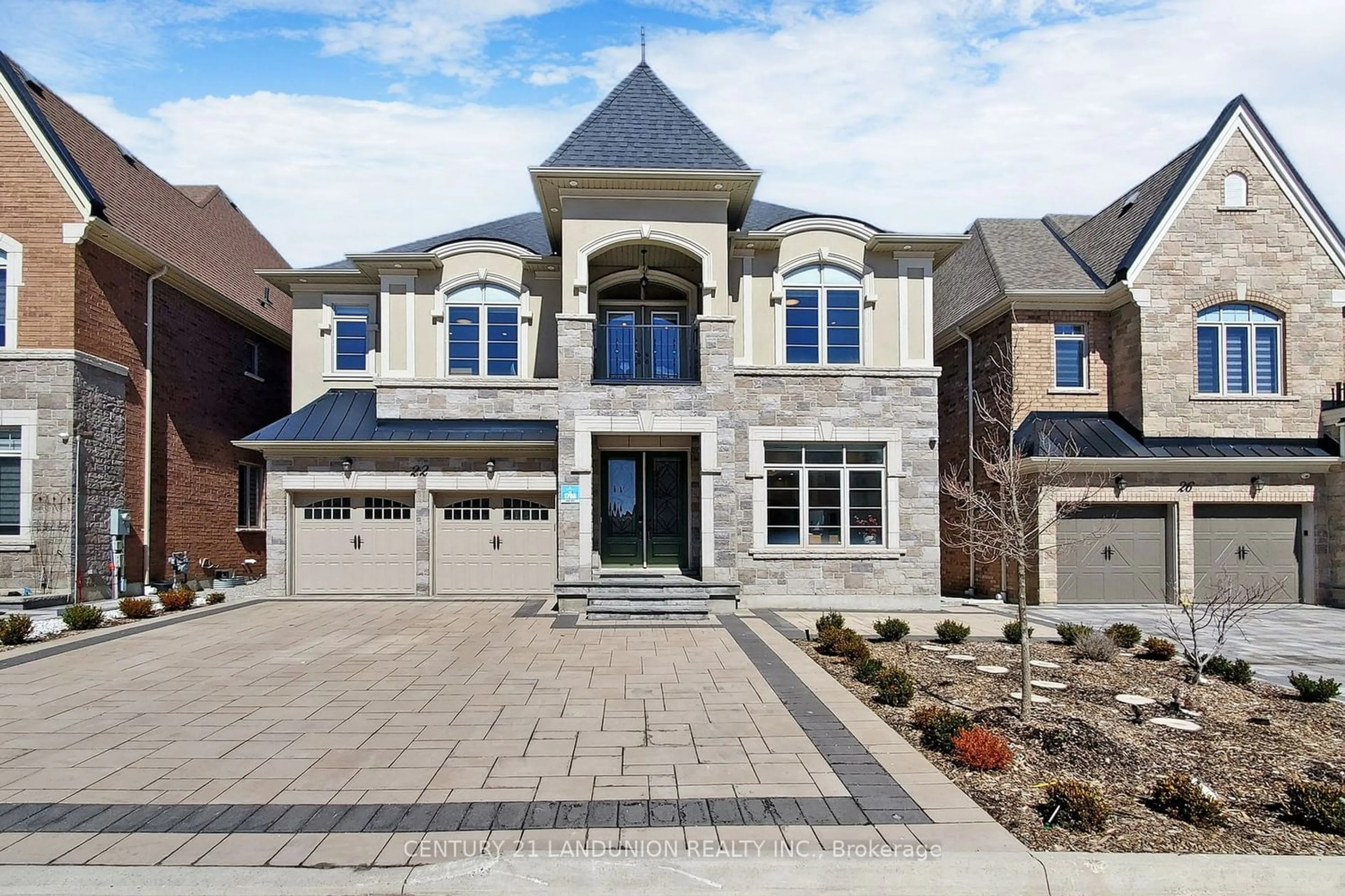 Home with brick exterior material for 22 Conger St, Vaughan Ontario L6A 4Y7