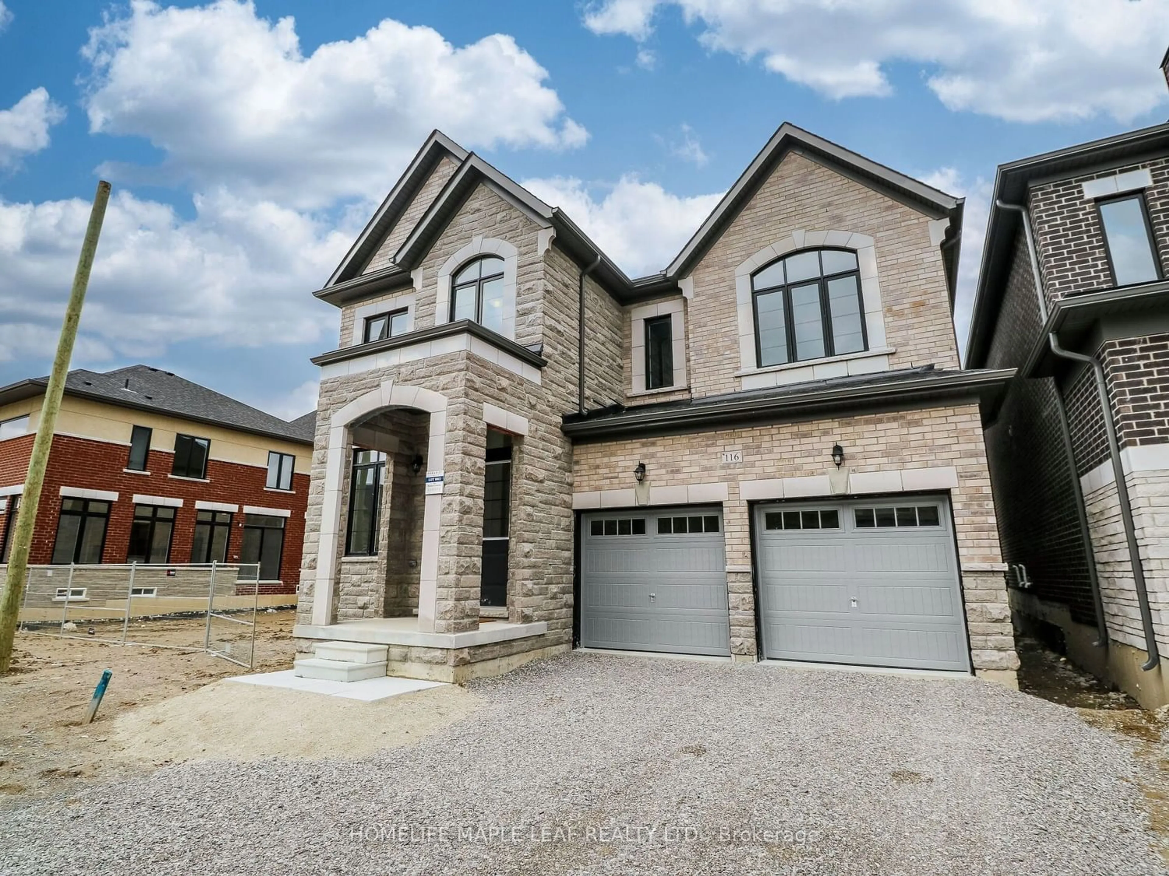 Home with brick exterior material for 116 Weslock Cres, Aurora Ontario L4G 7Y9