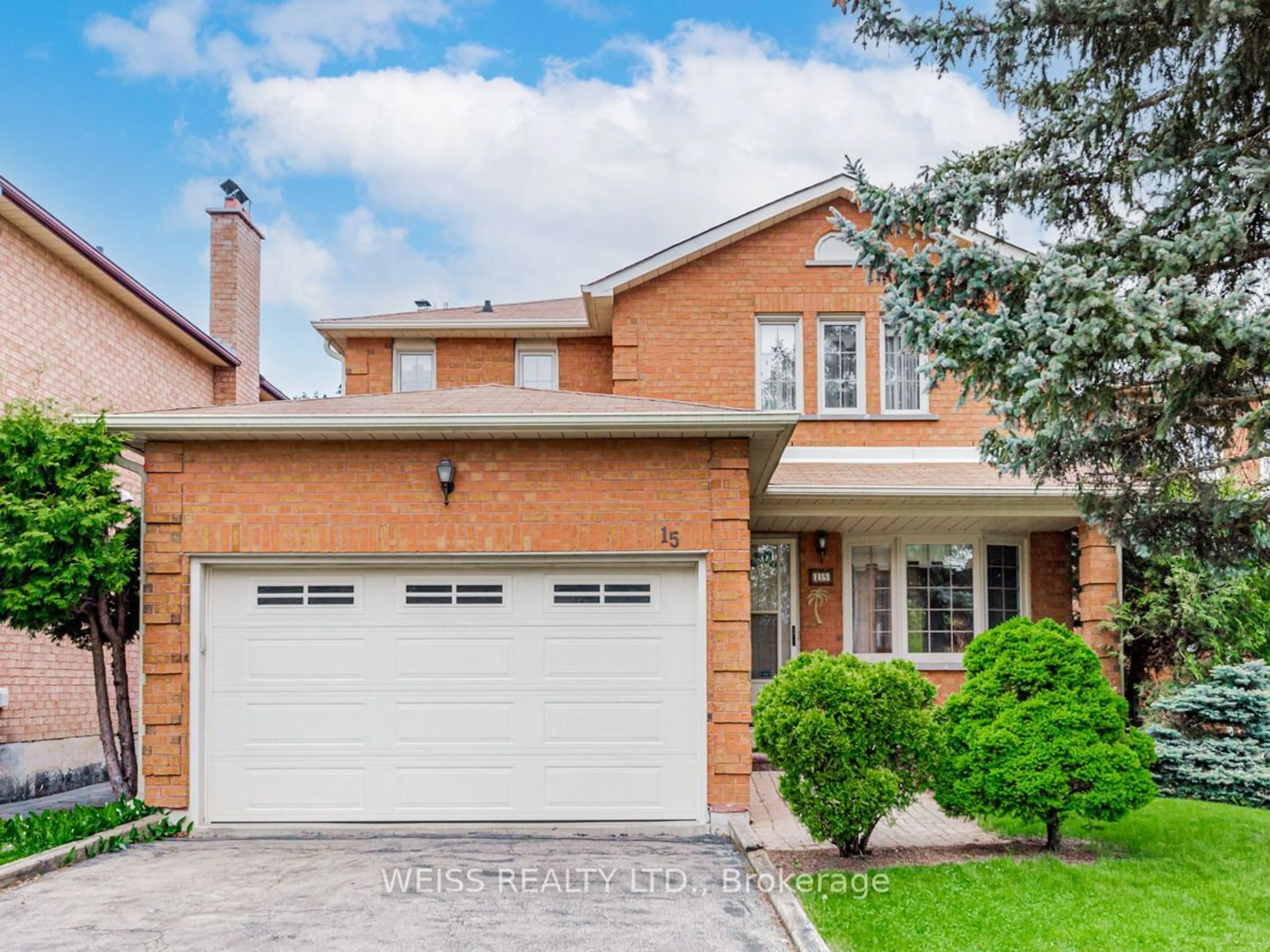 Home with brick exterior material for 15 Viva Crt, Vaughan Ontario L6A 1K9