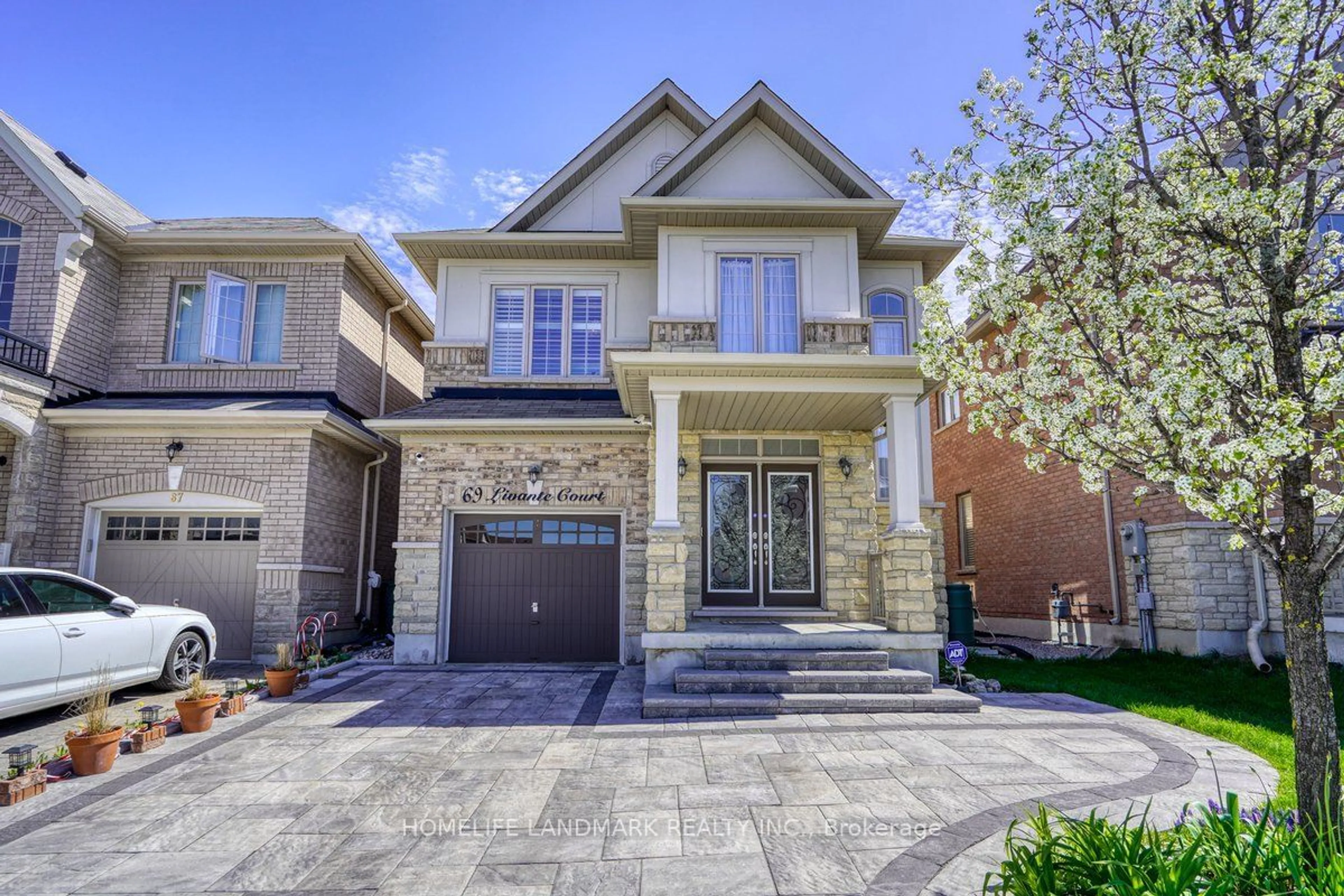 Home with brick exterior material for 69 Livante Crt, Markham Ontario L6C 0T5