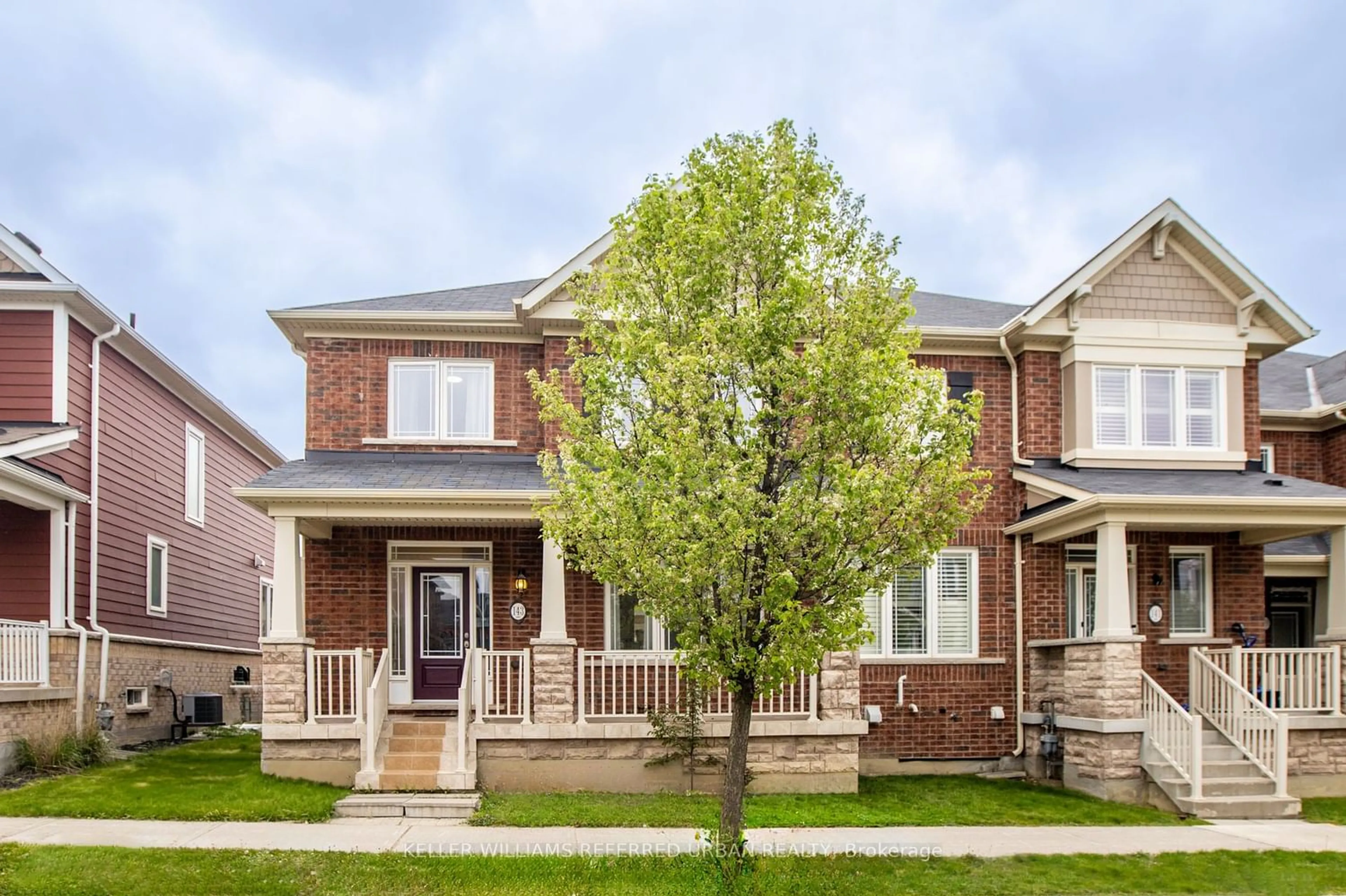 Home with brick exterior material for 143 Terry Fox St, Markham Ontario L6B 0W9