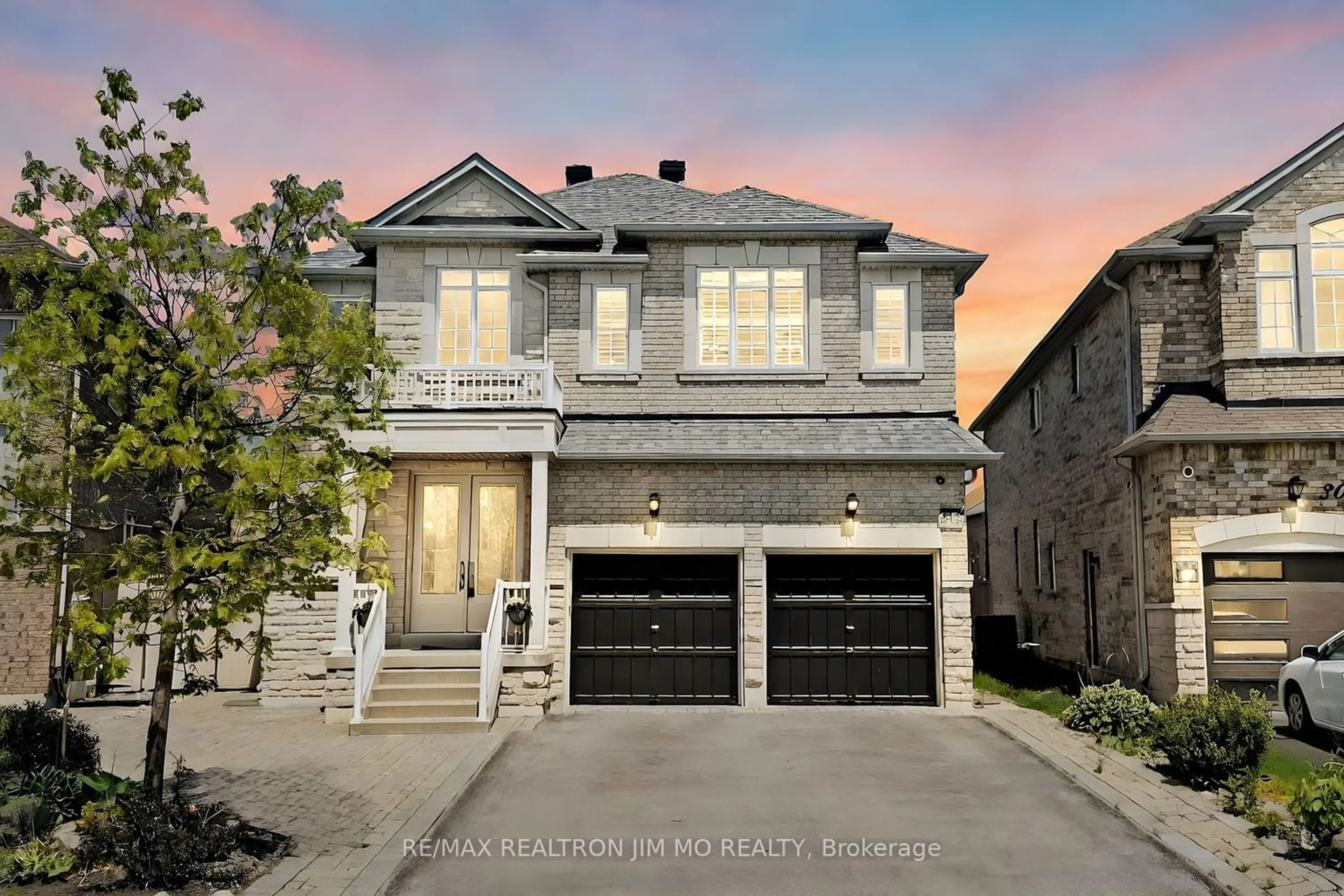 Home with brick exterior material for 28 Sanders Dr, Markham Ontario L6B 0M3