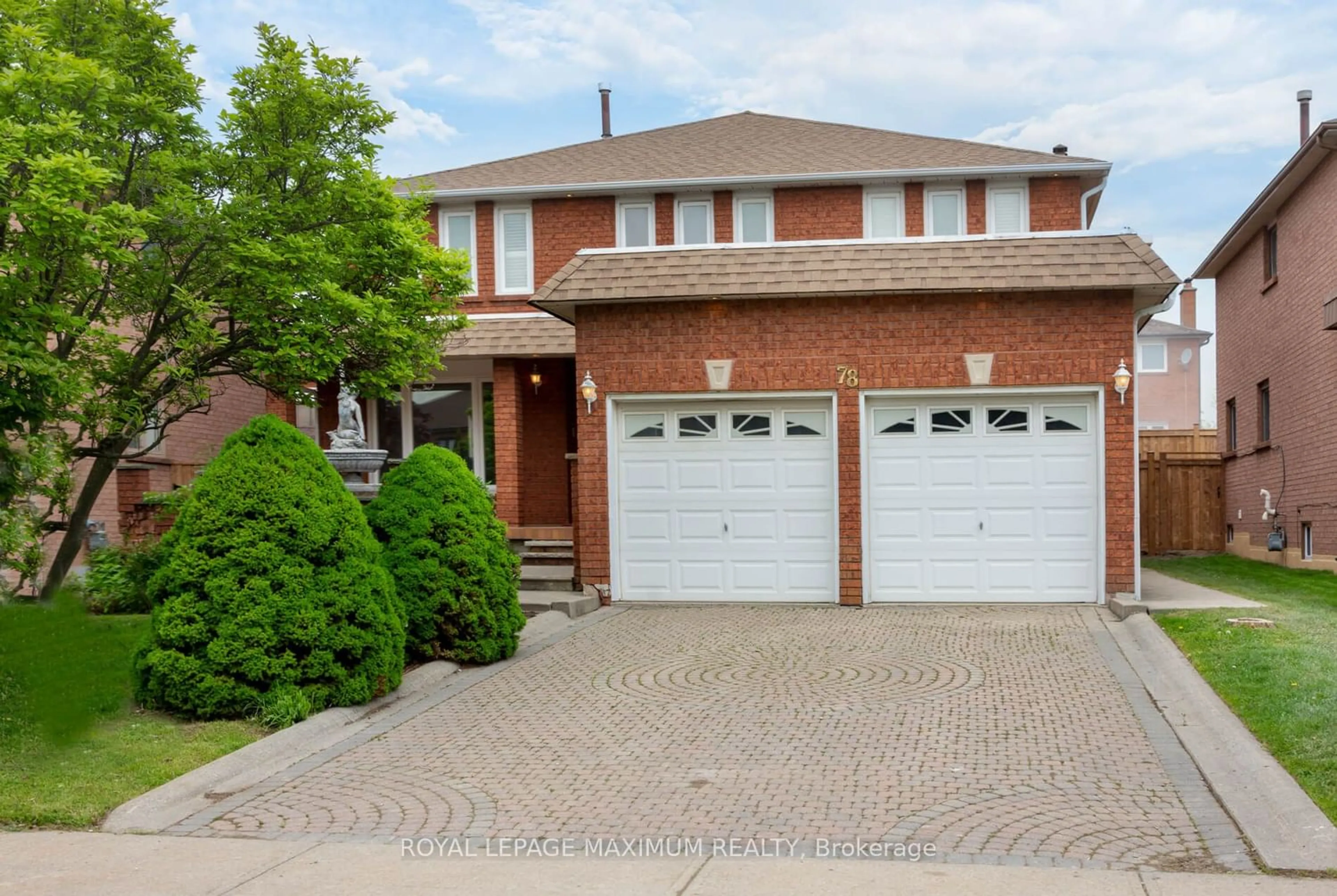 Home with brick exterior material for 78 Claudia Ave, Vaughan Ontario L4L 6R7