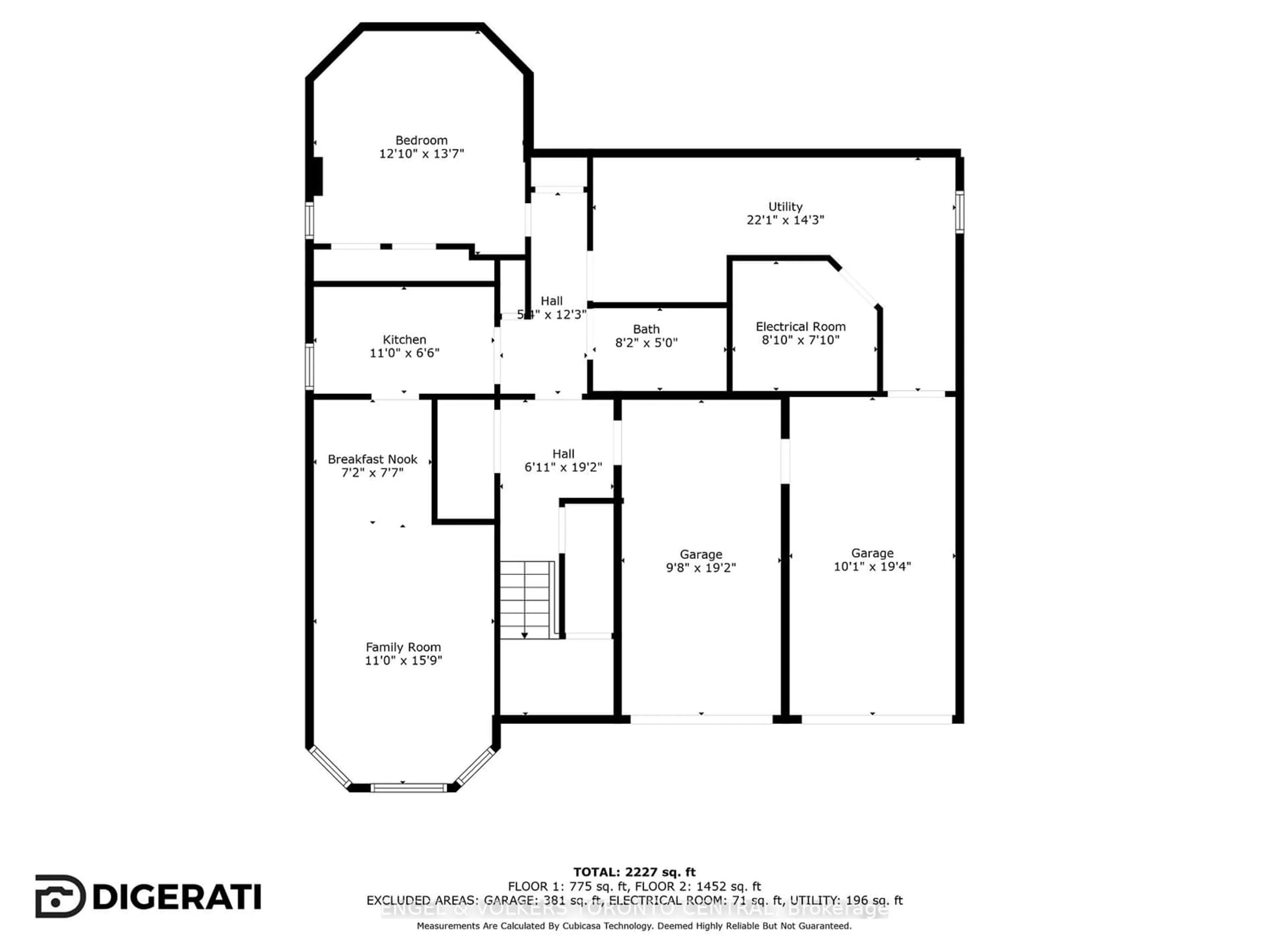 Floor plan for 50 Compton Cres, Bradford West Gwillimbury Ontario L3Z 2X6