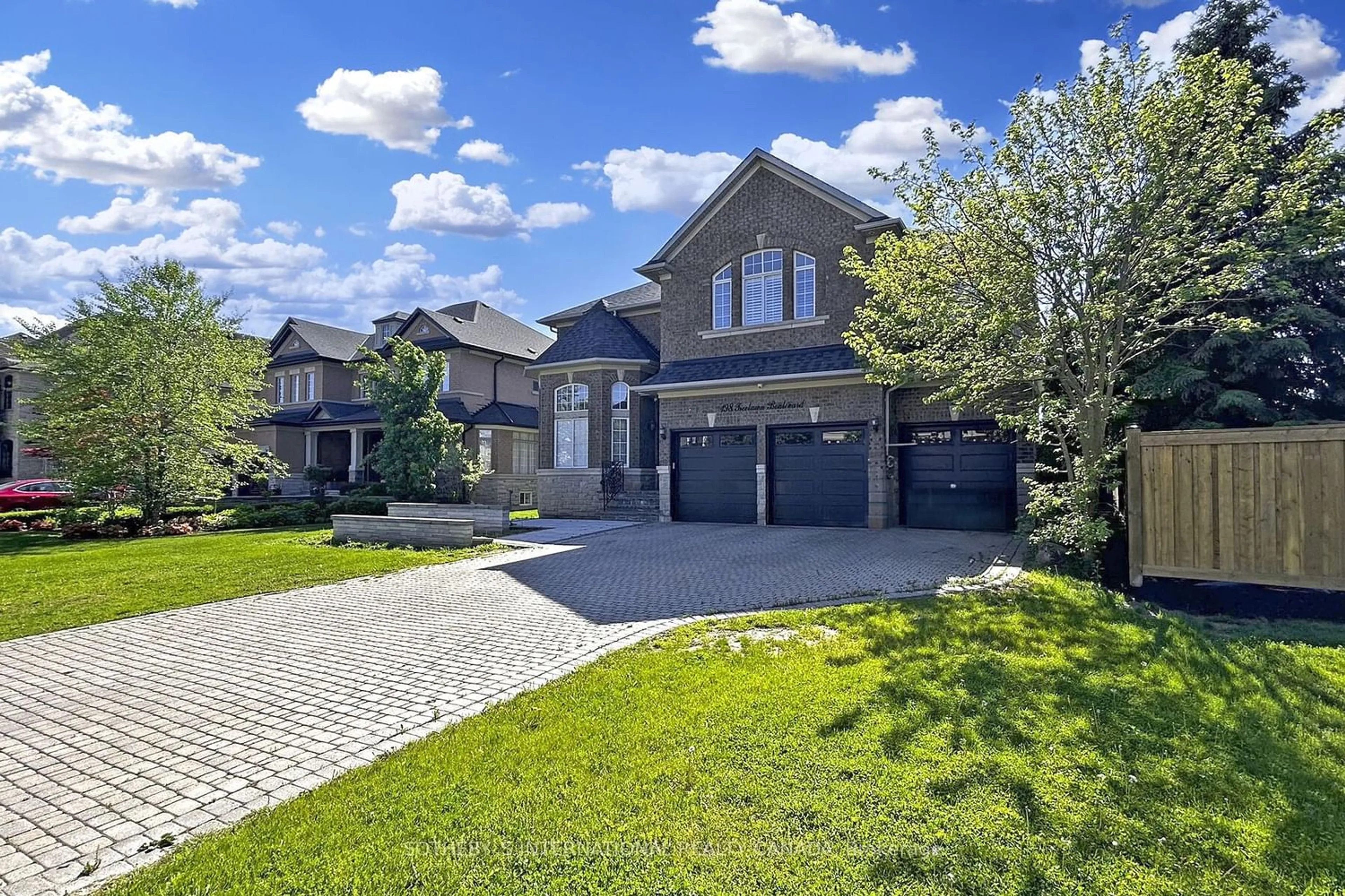 Home with brick exterior material for 198 Treelawn Blvd, Vaughan Ontario L0J 1C0