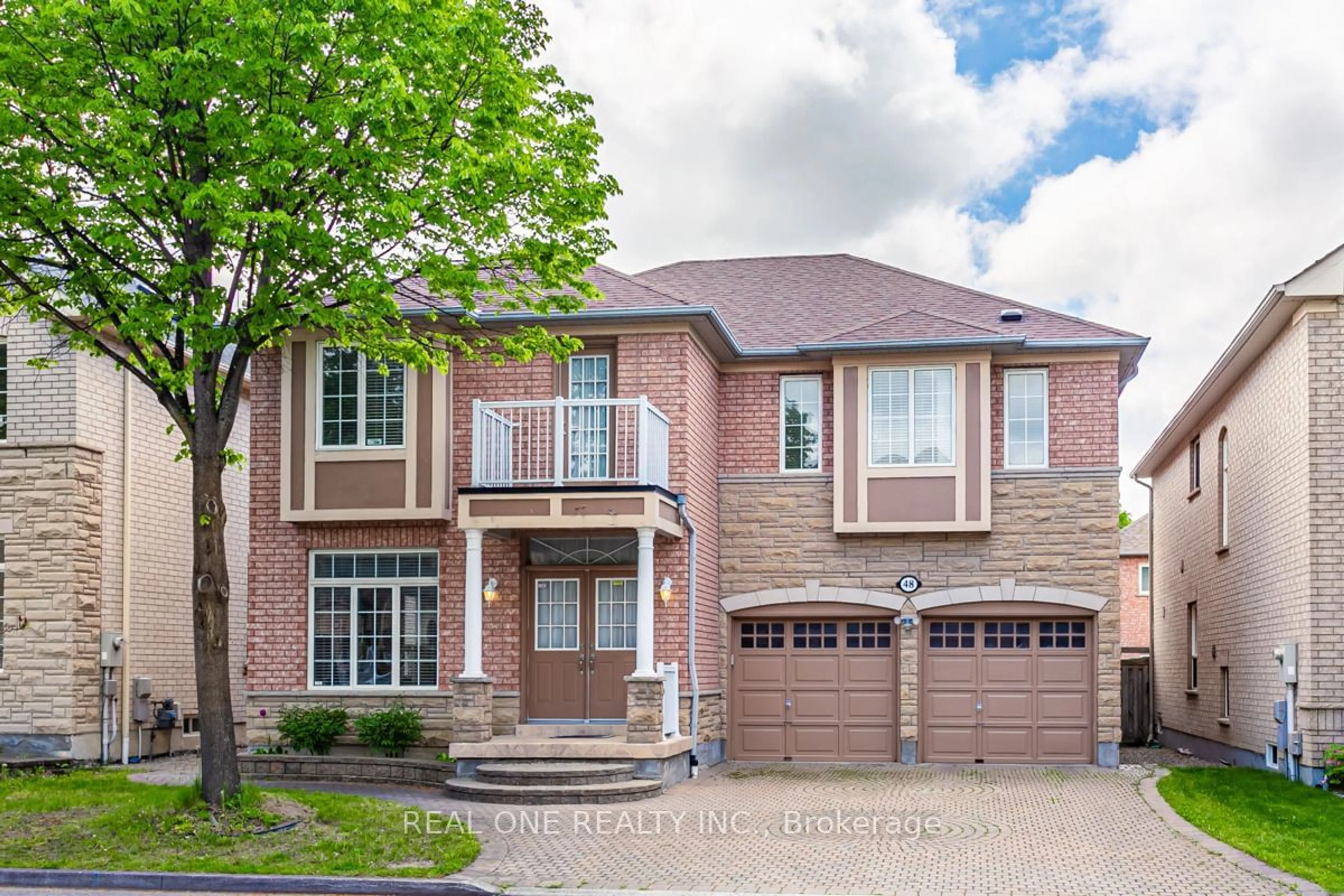 Home with brick exterior material for 48 Stoneheath Cres, Markham Ontario L6C 2K9