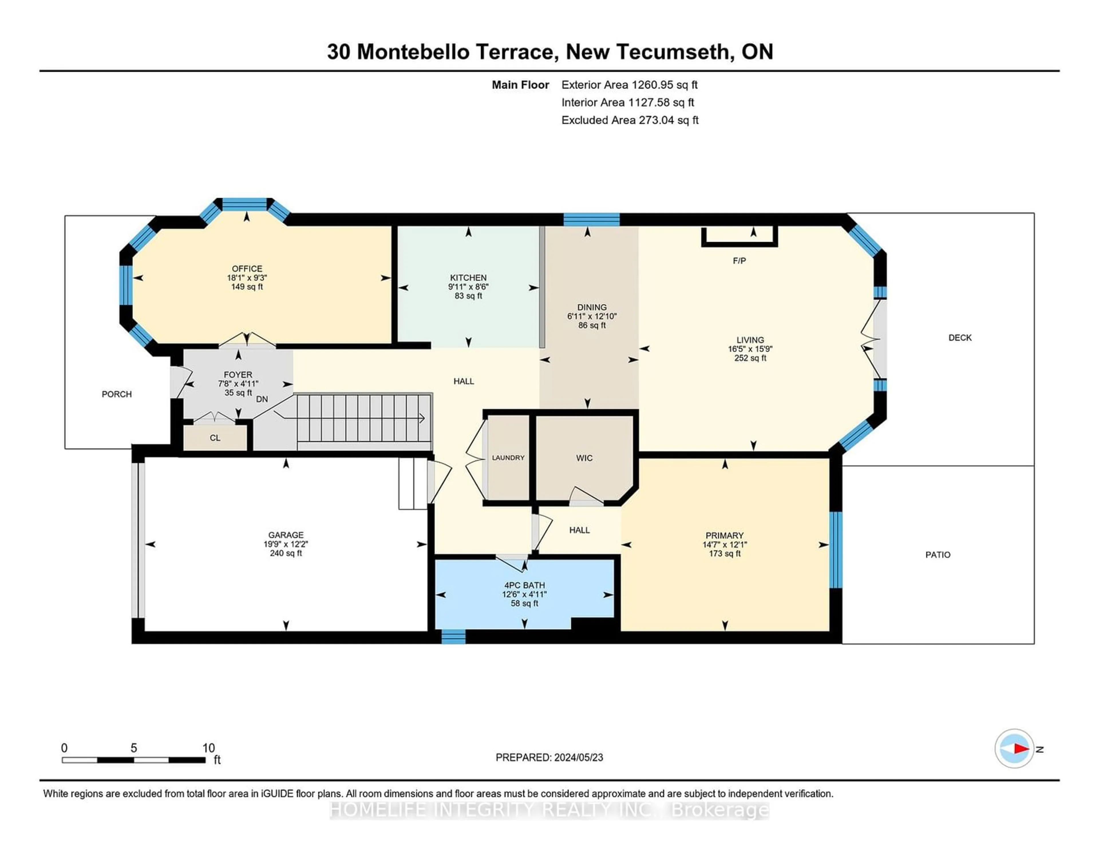 Floor plan for 30 Montebello Terr, New Tecumseth Ontario L9R 2H3