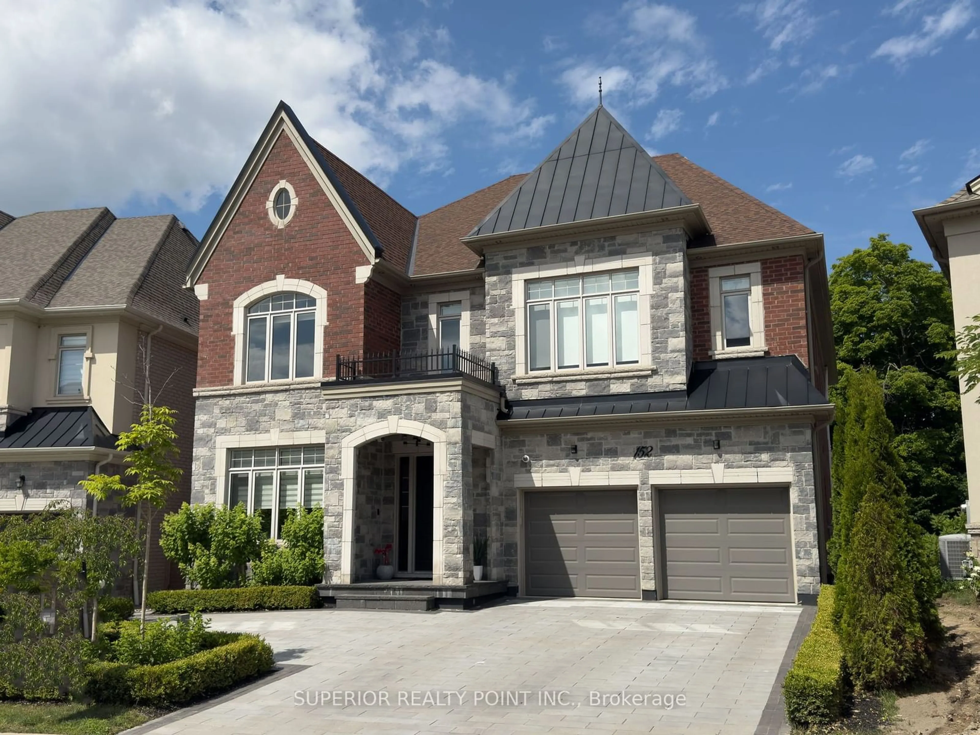 Home with brick exterior material for 152 Farrell Rd, Vaughan Ontario L6A 4W6