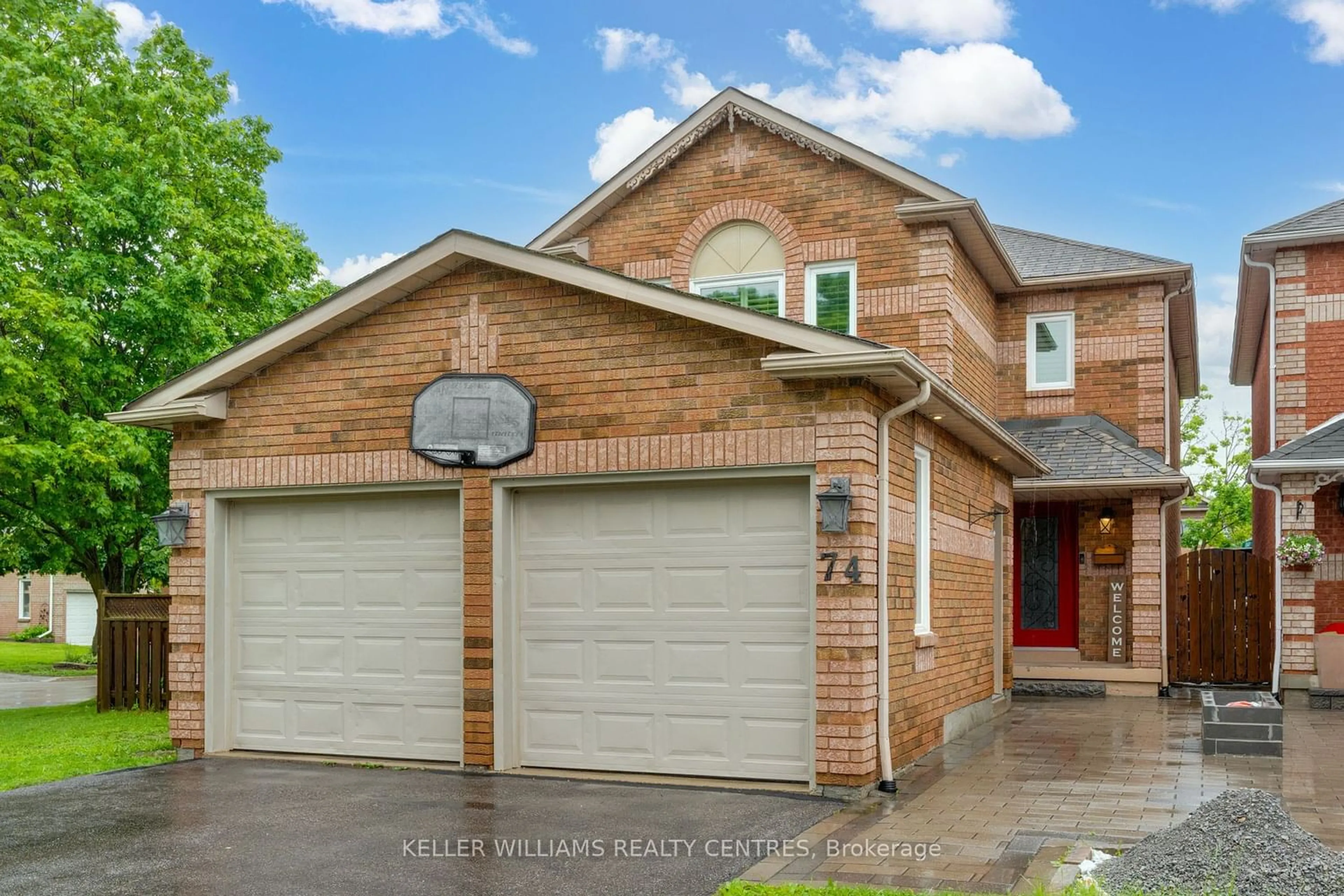 Home with brick exterior material for 74 Sunbird Blvd, Georgina Ontario L4P 3V8
