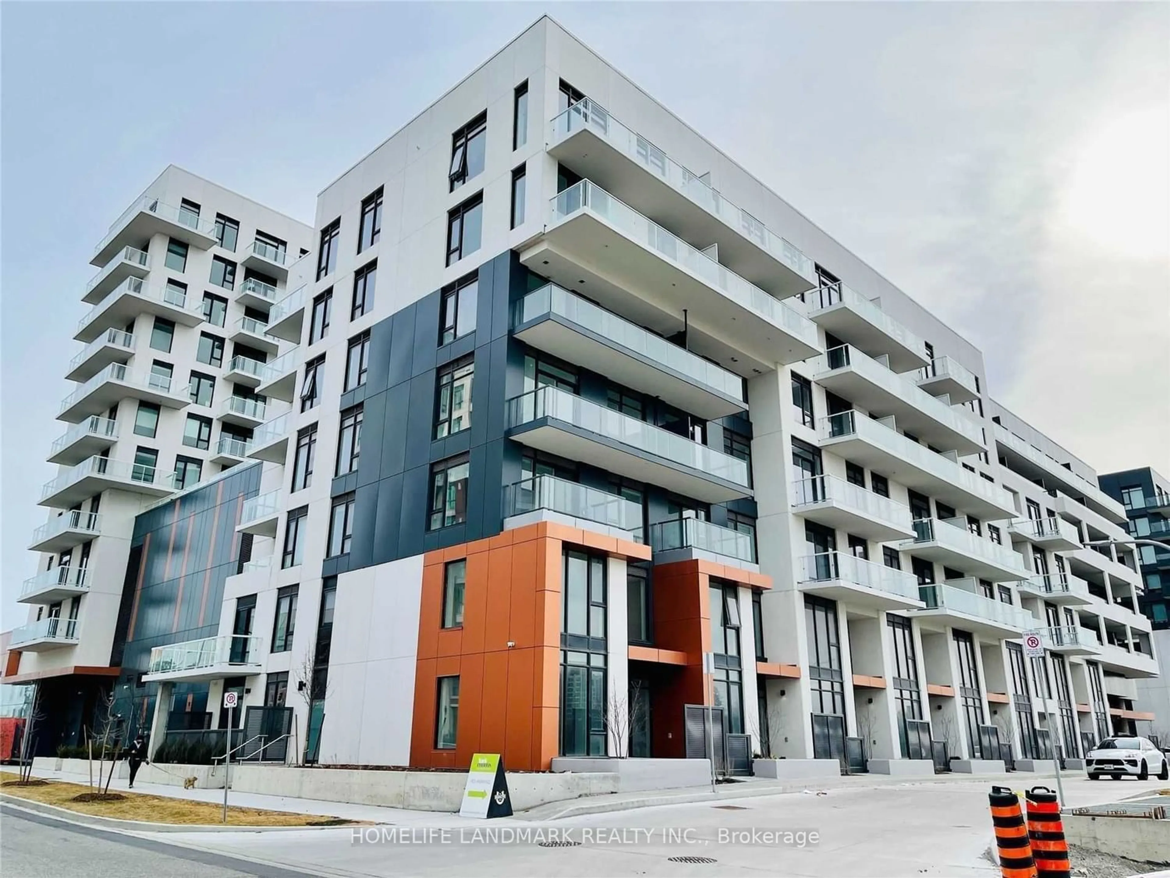A pic from exterior of the house or condo for 18 rouge valley Dr #611, Markham Ontario L6G 0G9