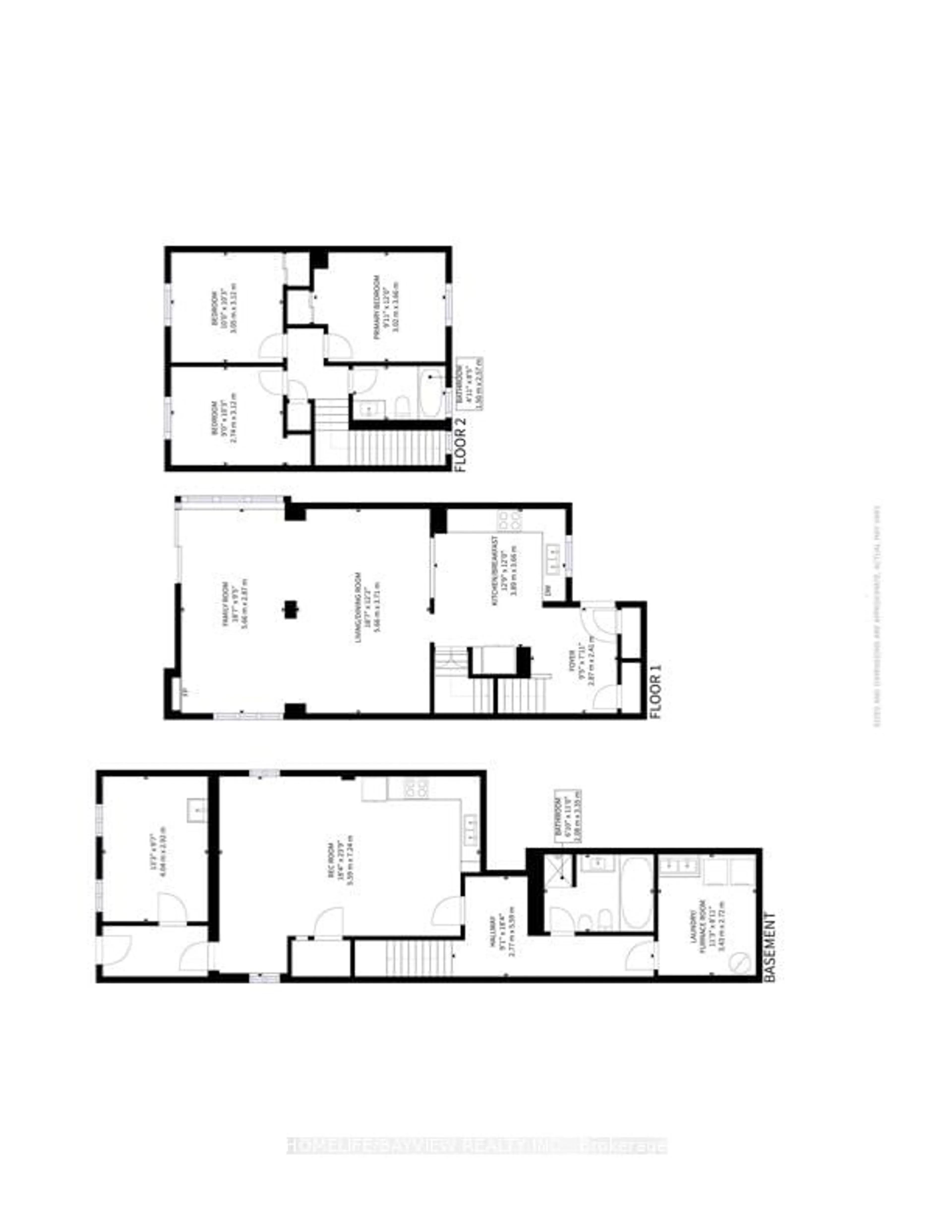 Floor plan for 123 Kersey Cres, Richmond Hill Ontario L4C 5X4