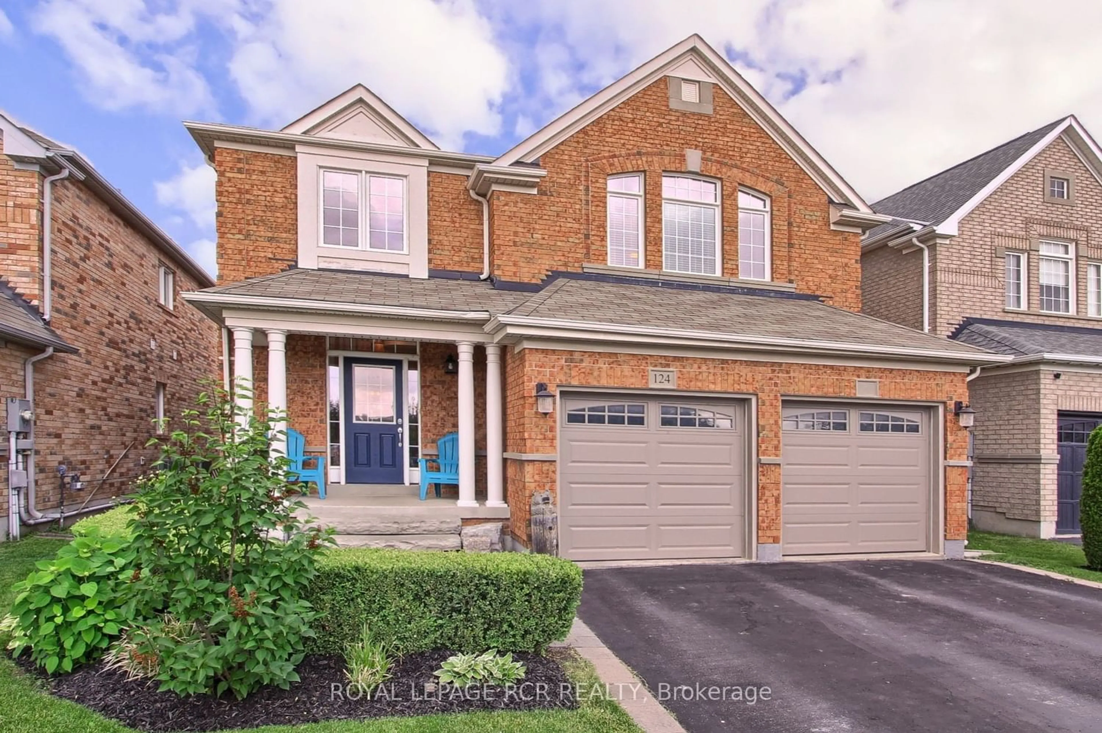 Home with brick exterior material for 124 Downy Emerald Dr, Bradford West Gwillimbury Ontario L3Z 0E7