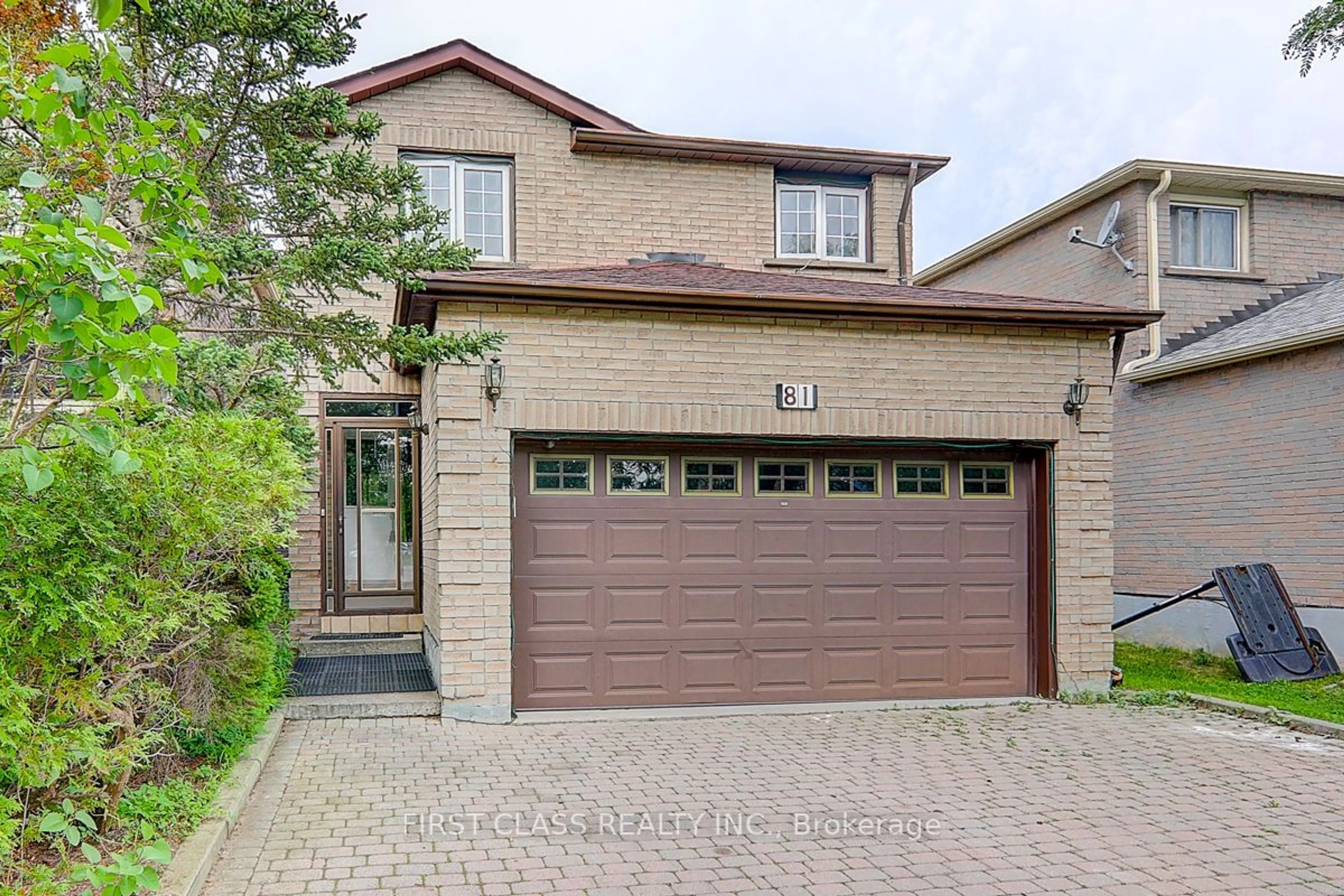 Home with brick exterior material for 81 Stirling Cres, Markham Ontario L3R 7J8