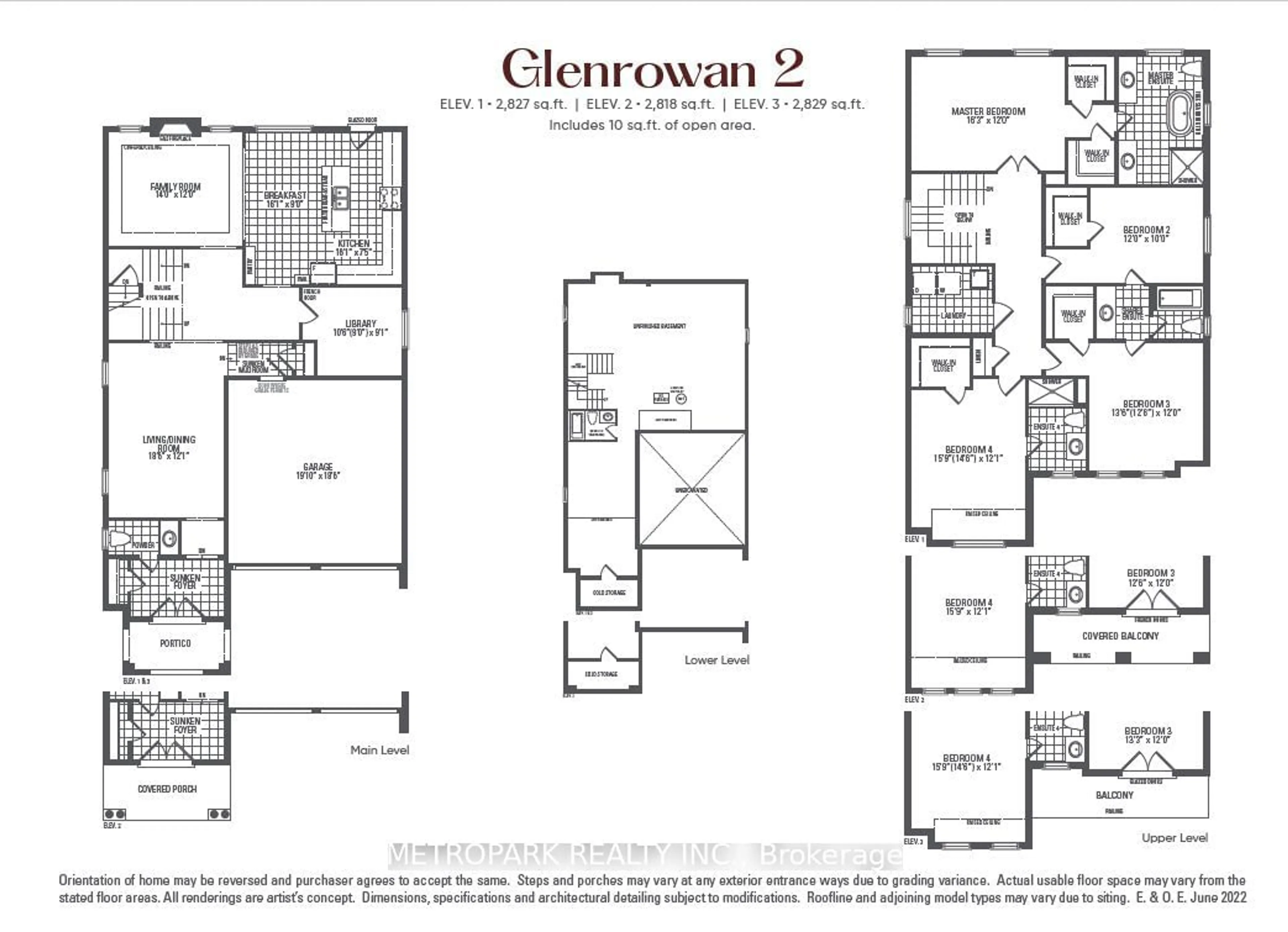 Floor plan for 26 Current Dr, Richmond Hill Ontario L4S 0M9