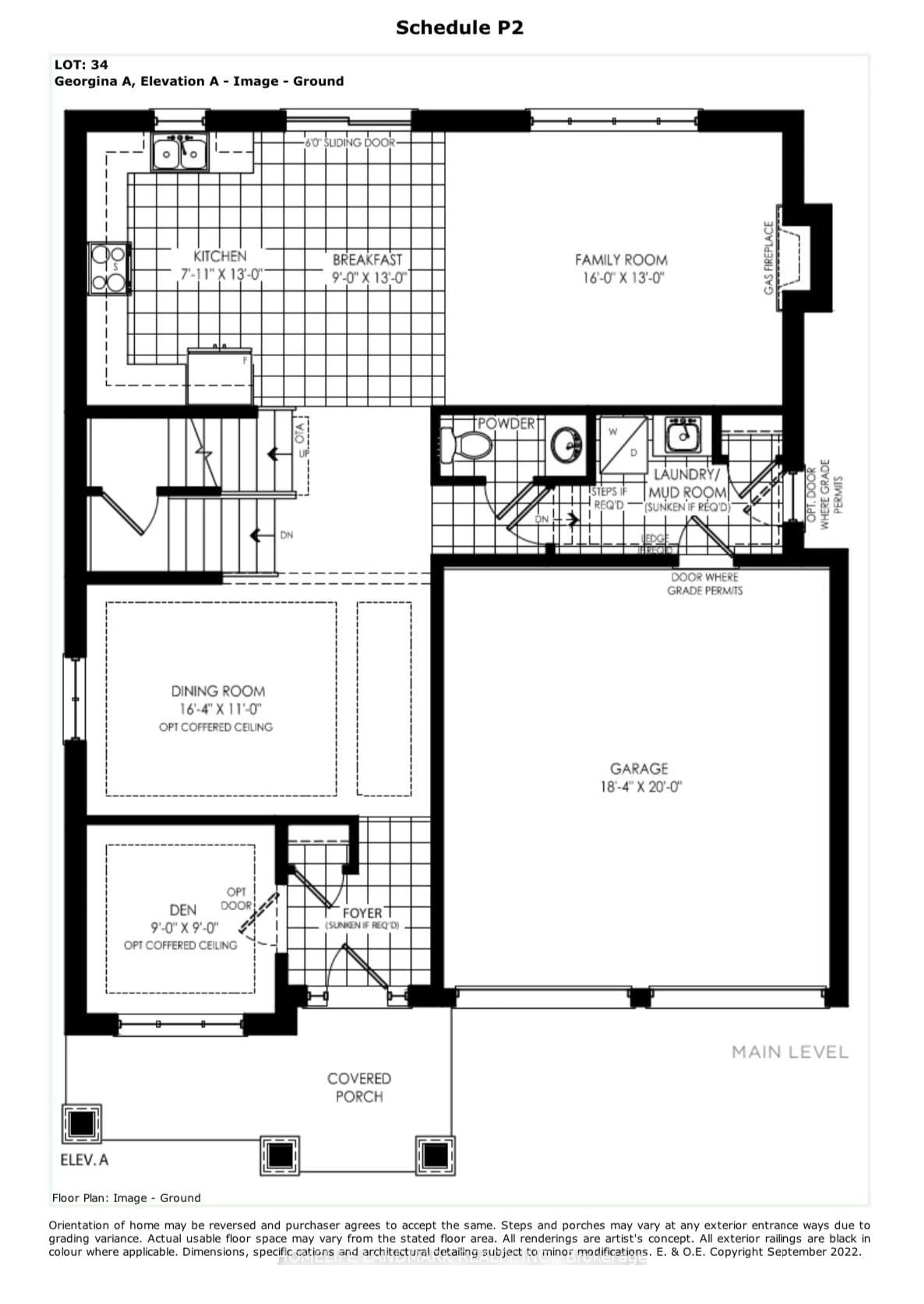 Floor plan for 40 Bostock Dr, Georgina Ontario L4P 0Z9