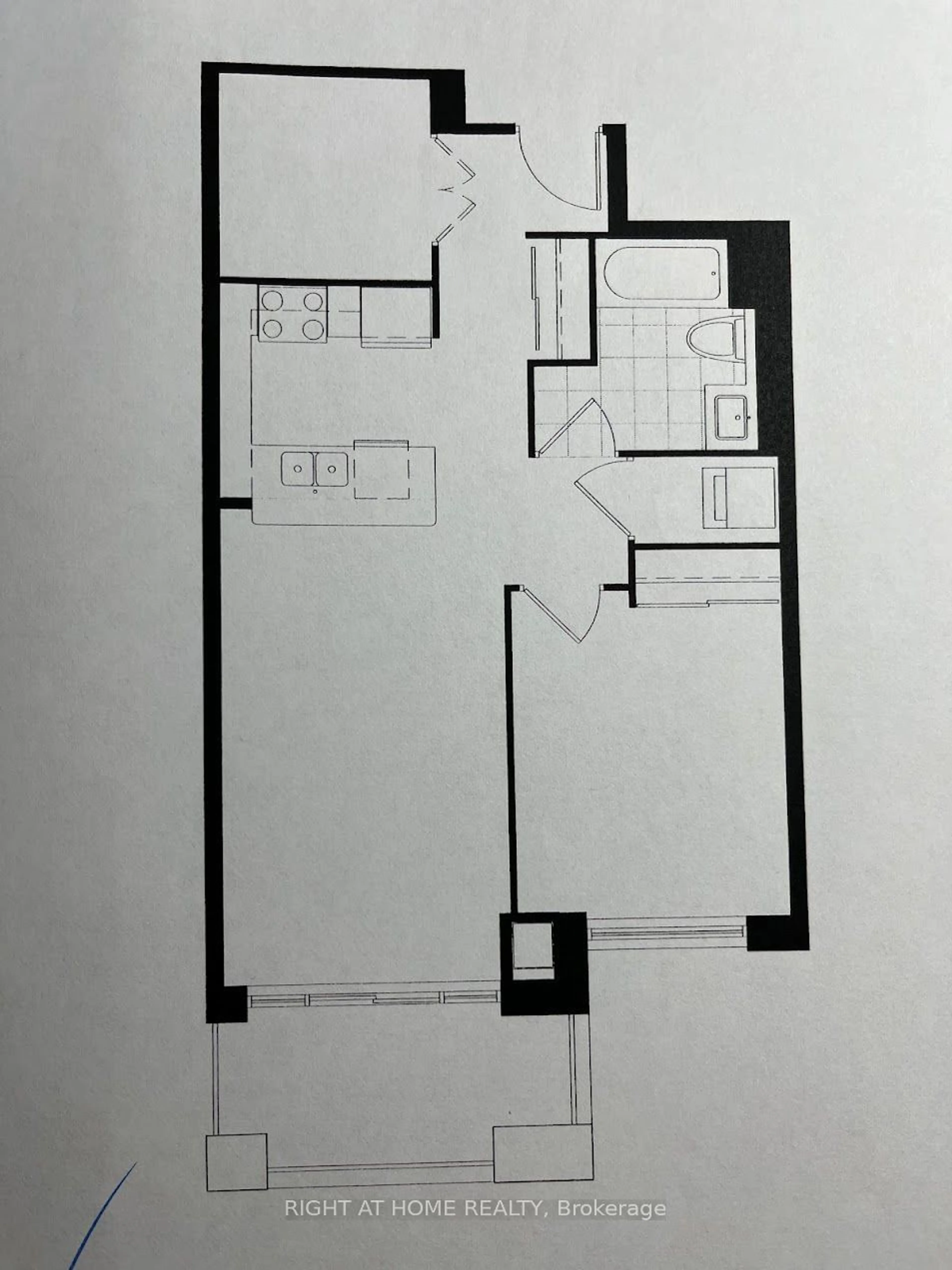 Floor plan for 39 Upper Duke Cres #306, Markham Ontario L6G 0B8