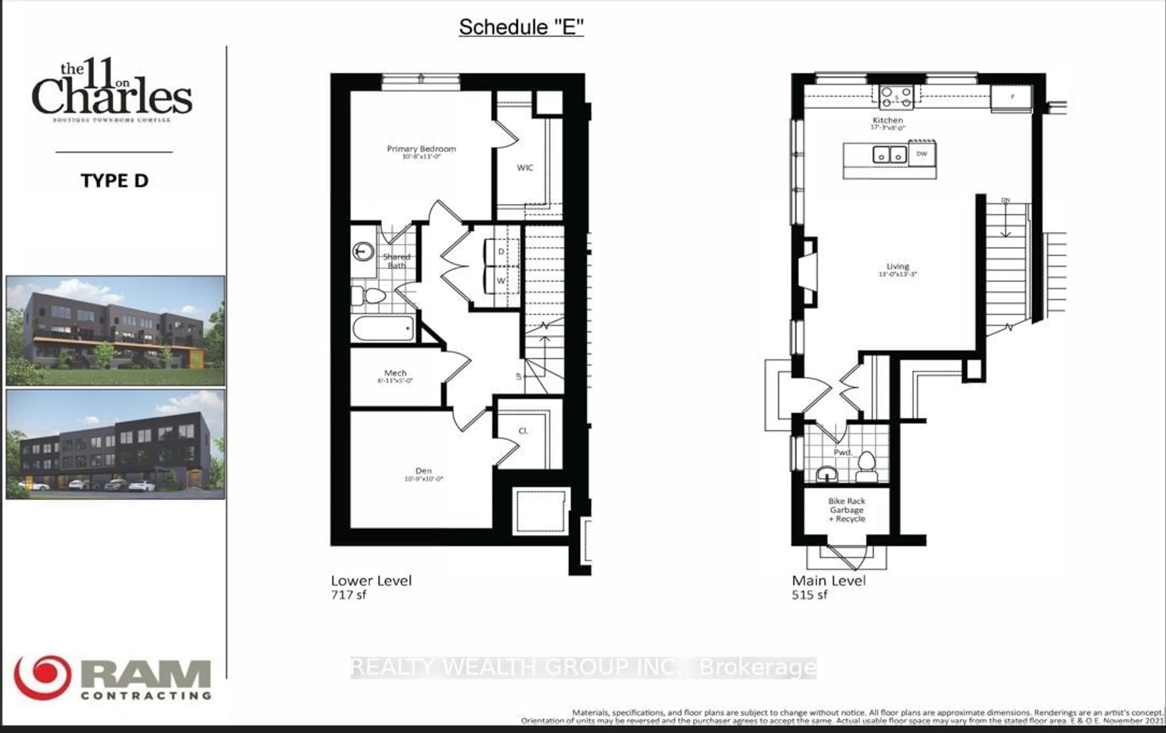 Floor plan for 59 Charles St #1, Newmarket Ontario L3Y 3V7