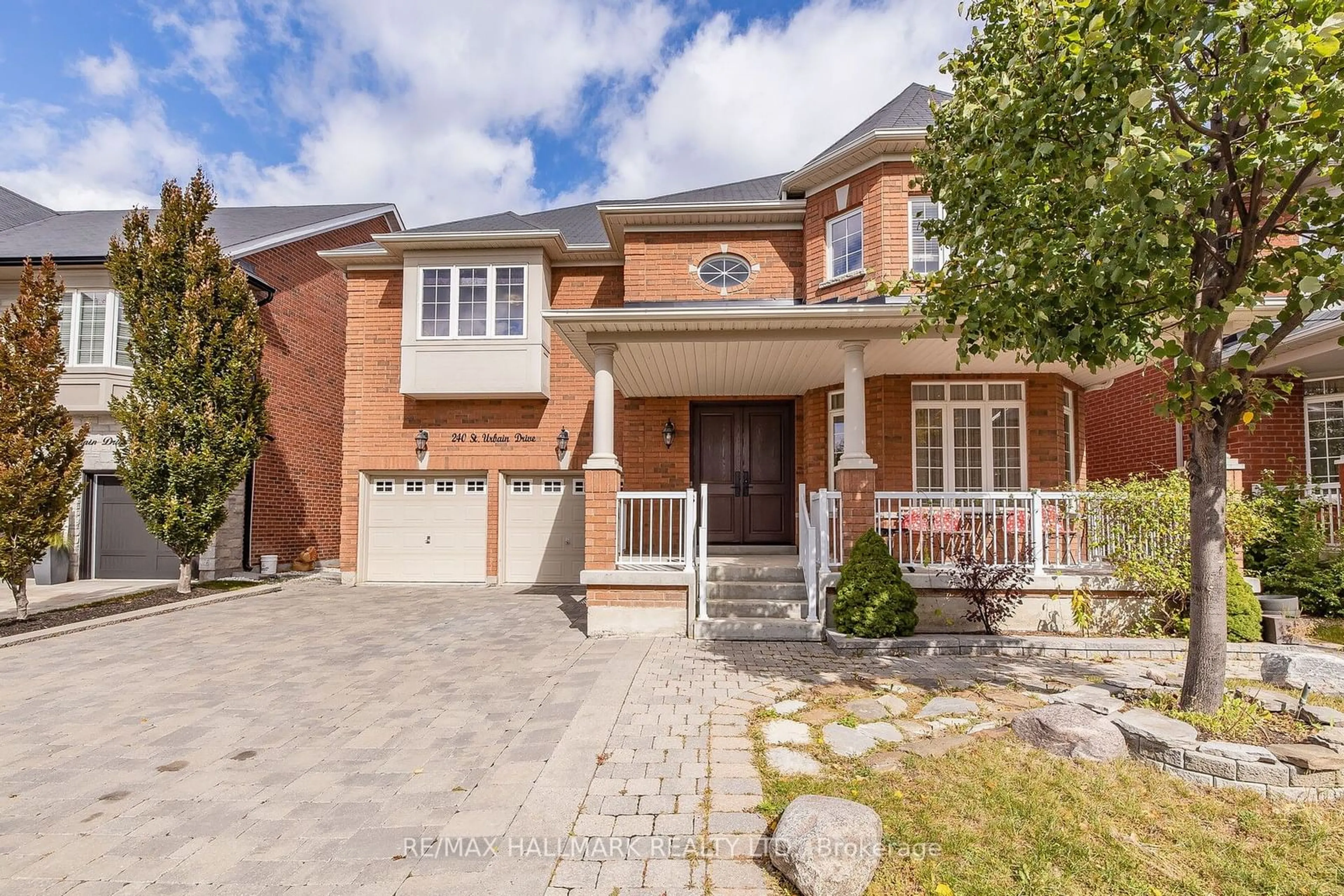 Home with brick exterior material for 240 St.Urbain Dr, Vaughan Ontario L4H 3K7