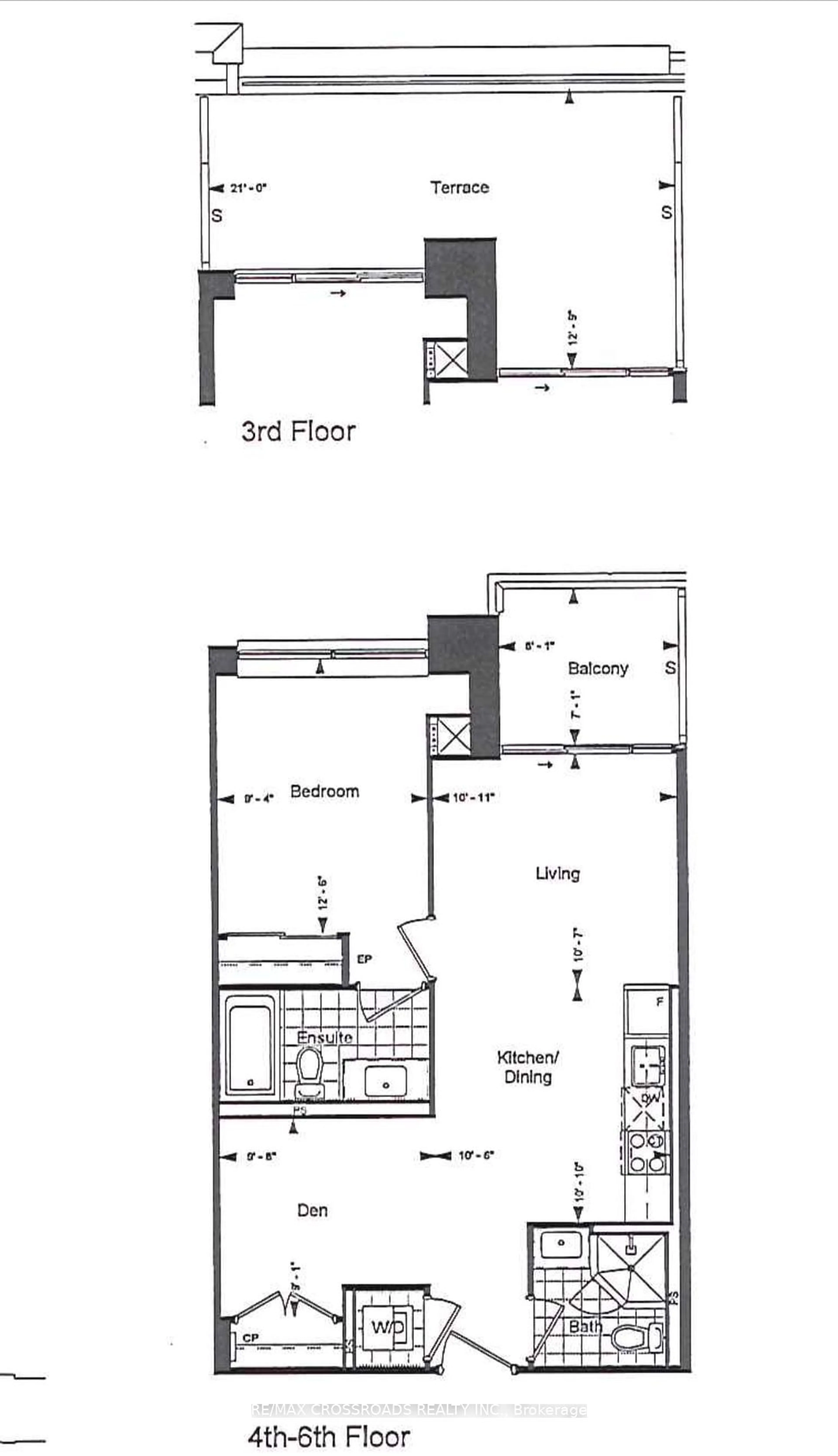 Floor plan for 11750 Ninth Line #506A, Whitchurch-Stouffville Ontario L4A 5G1