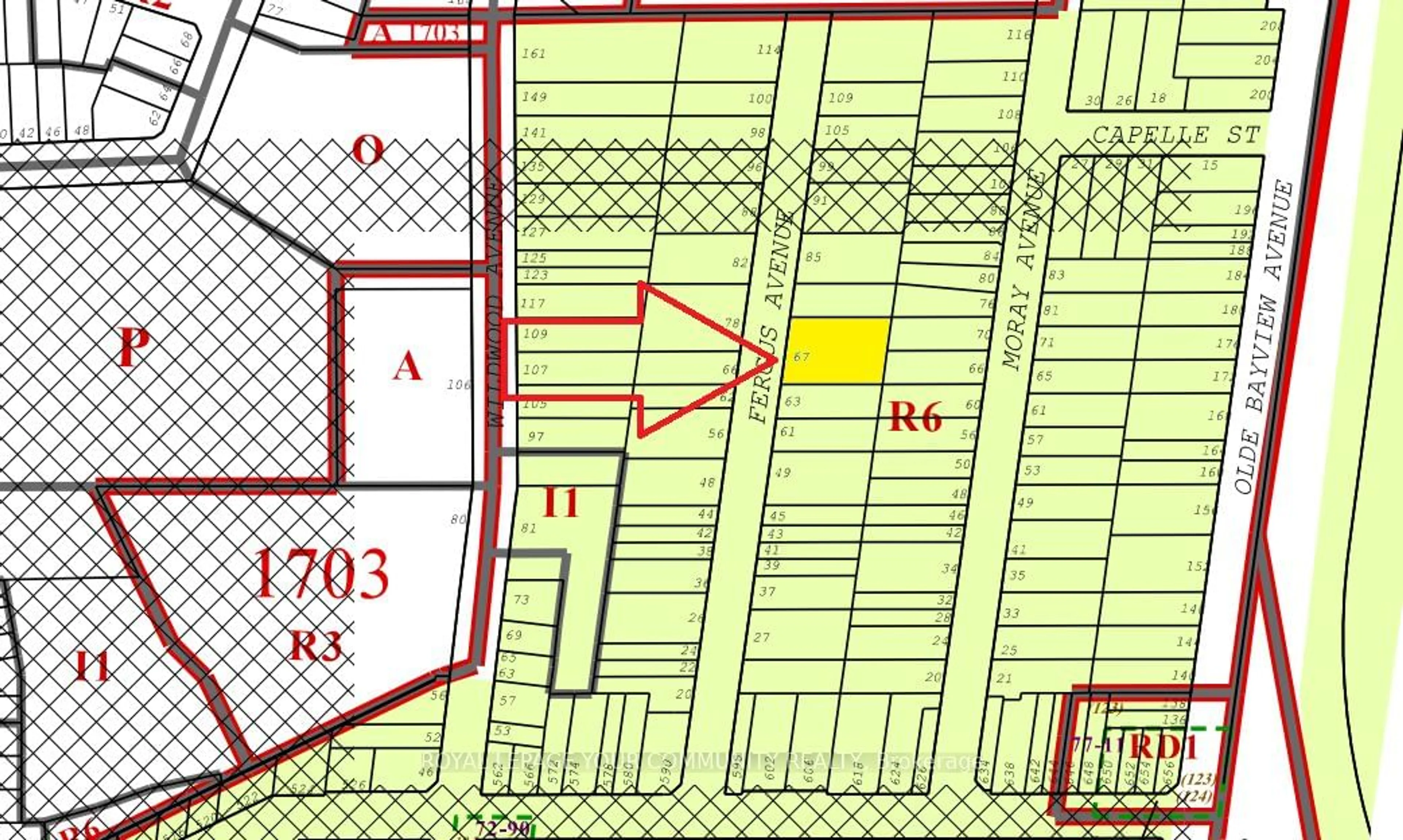 Floor plan for 67 Fergus Ave, Richmond Hill Ontario L4E 3C2