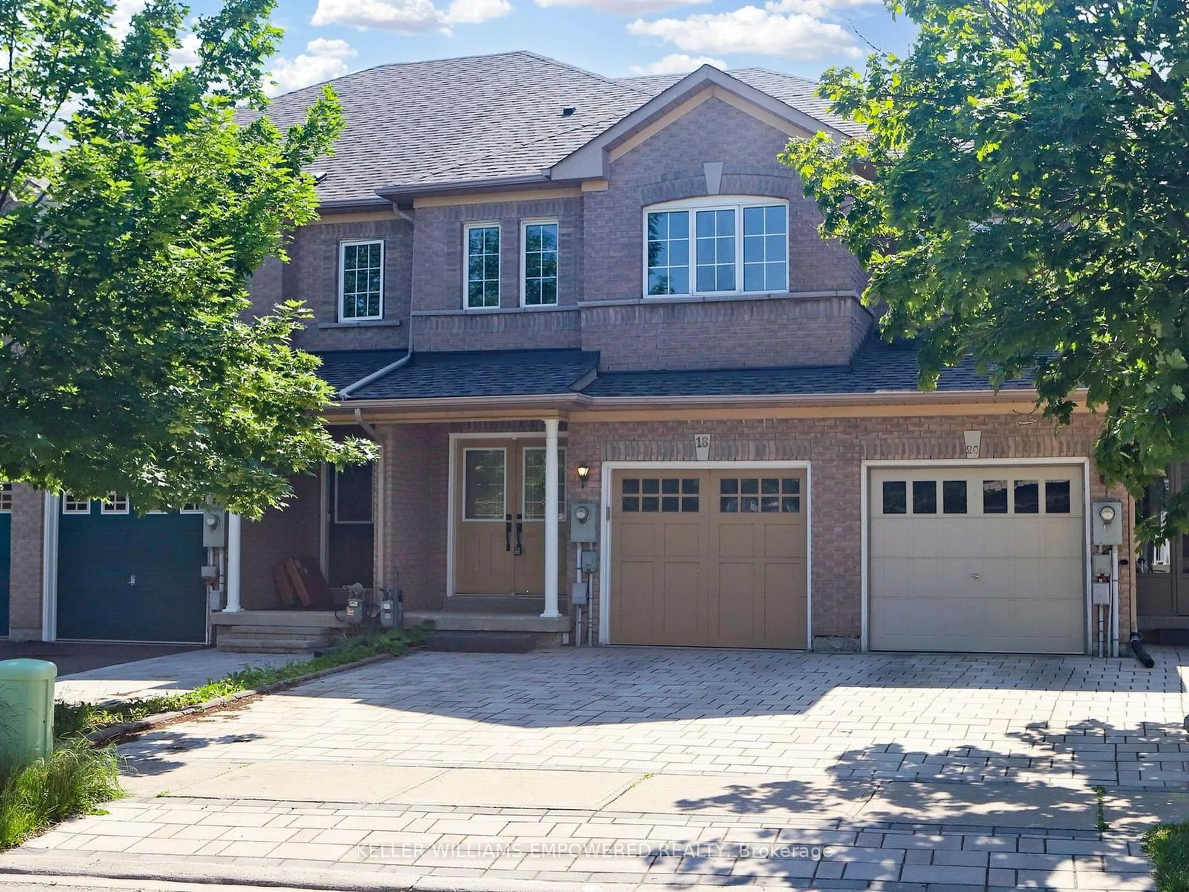 Home with brick exterior material for 18 Benjamin Hood Cres, Vaughan Ontario L4K 5M4