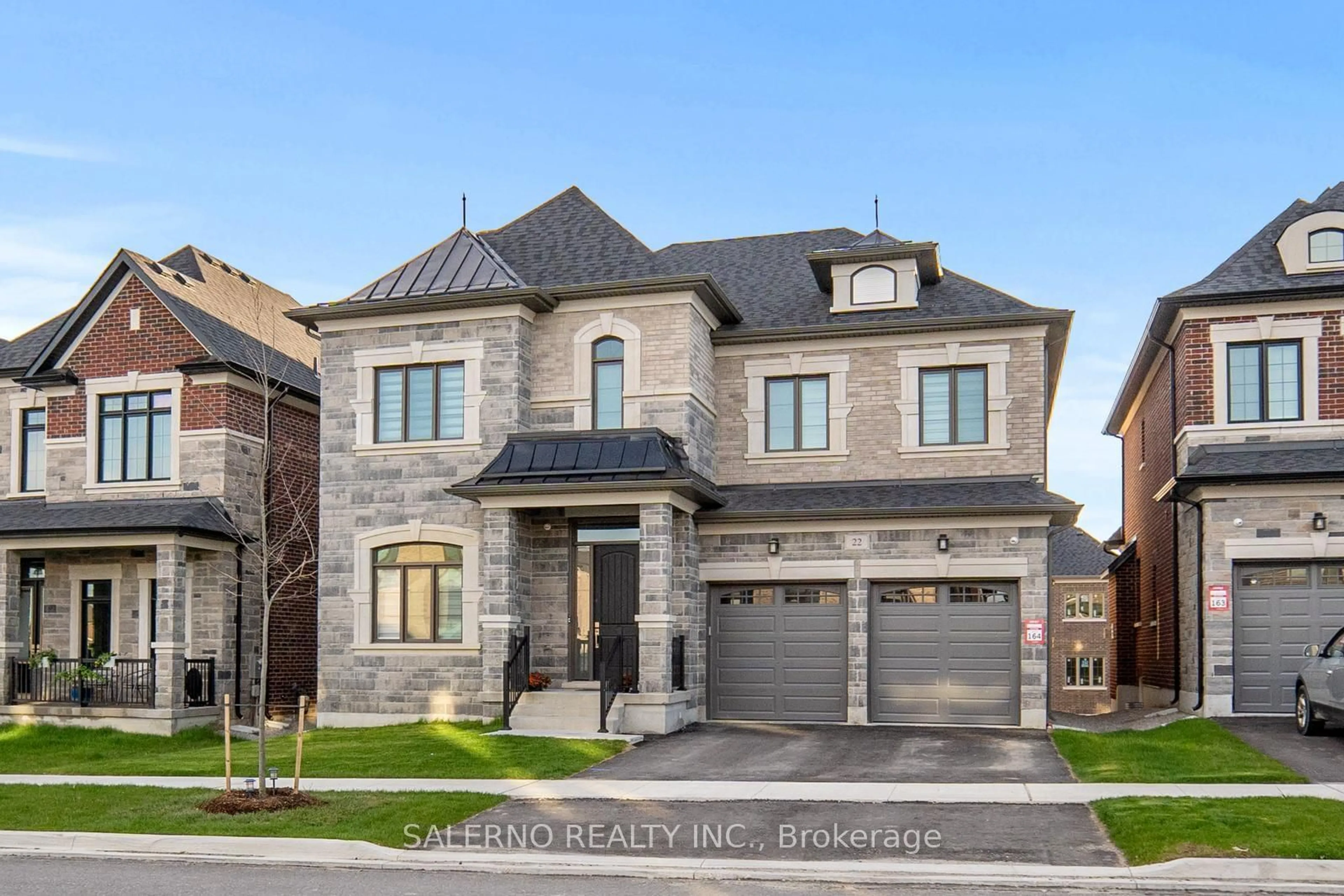 Home with brick exterior material for 22 Ballantyne Blvd, Vaughan Ontario L3L 0E9