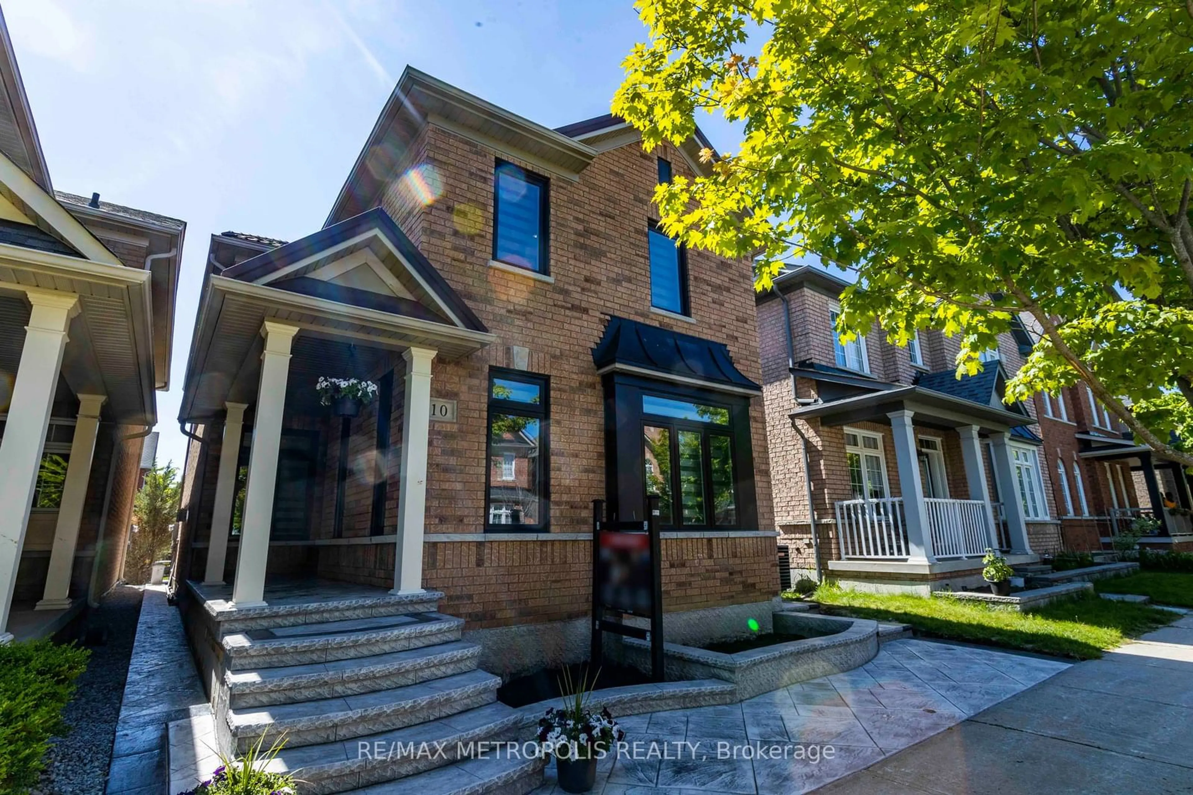 Home with brick exterior material for 10 Snow Creek St, Markham Ontario L6B 0K5