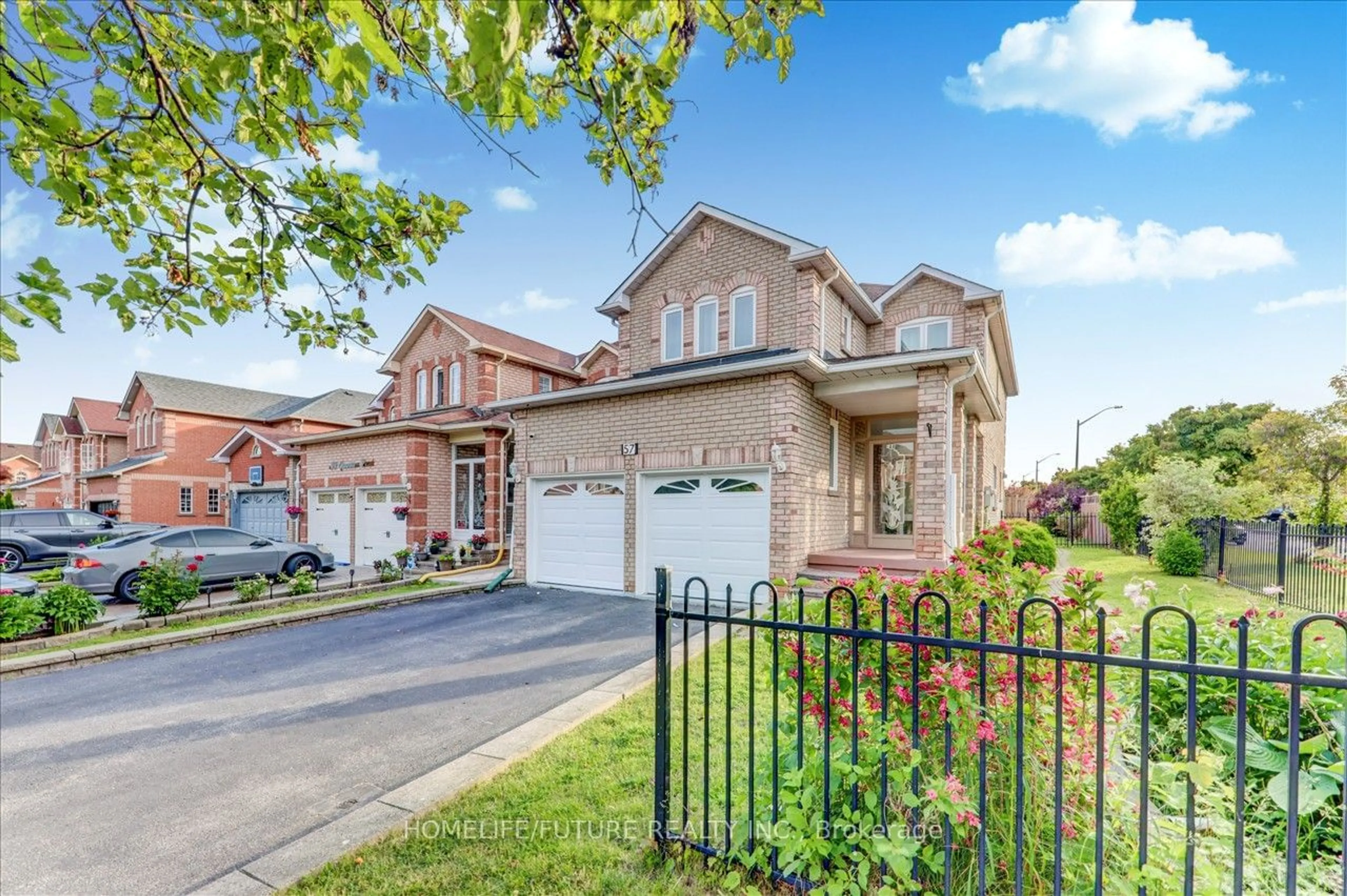 Home with brick exterior material for 57 Quantum St, Markham Ontario L3S 4J5