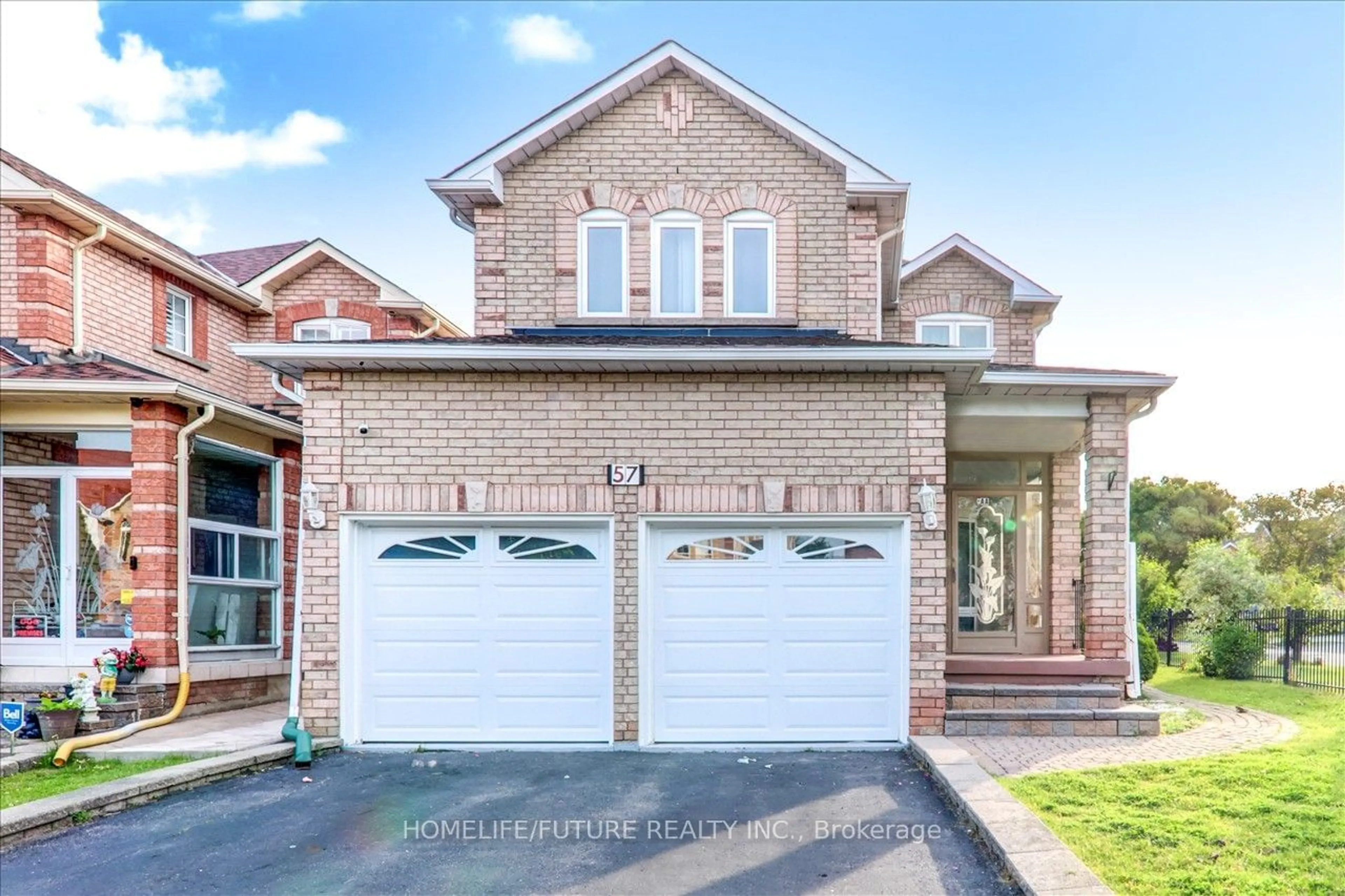 Home with brick exterior material for 57 Quantum St, Markham Ontario L3S 4J5