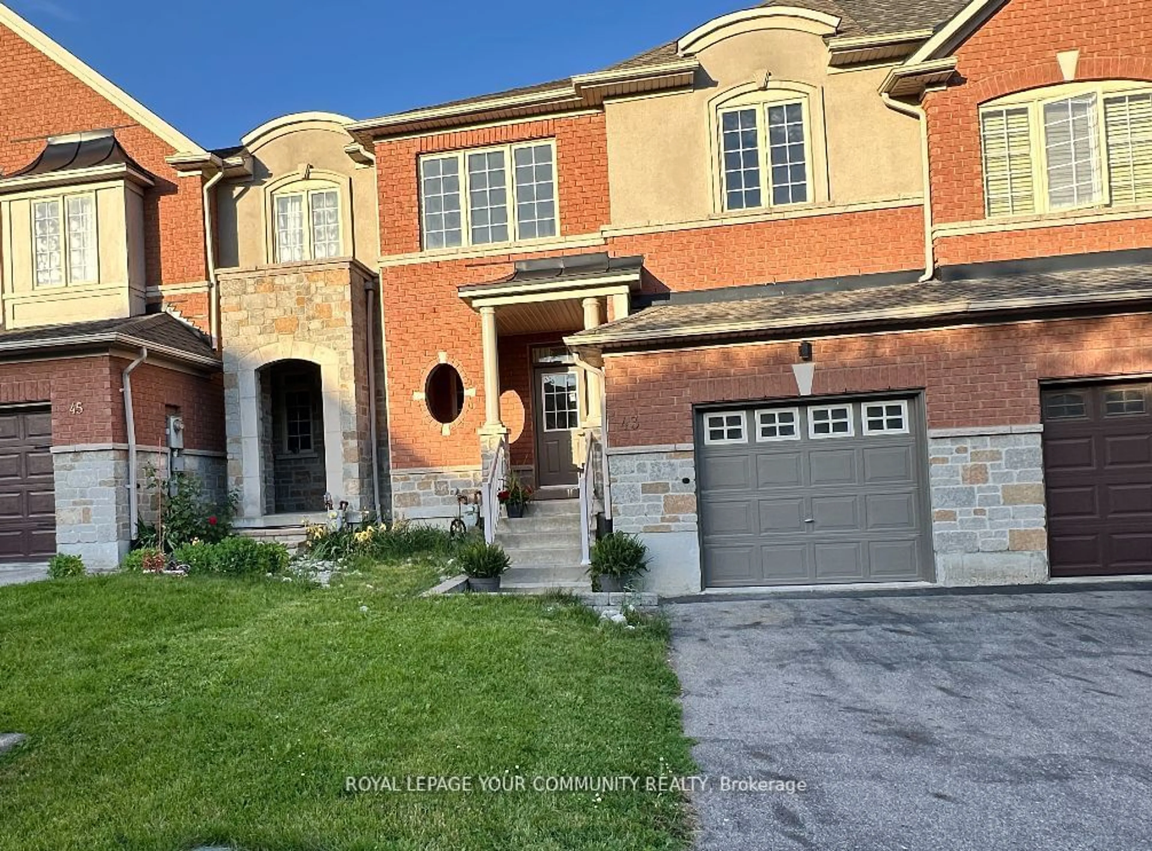 Home with brick exterior material for 43 Gauguin Ave, Vaughan Ontario L4J 9J7